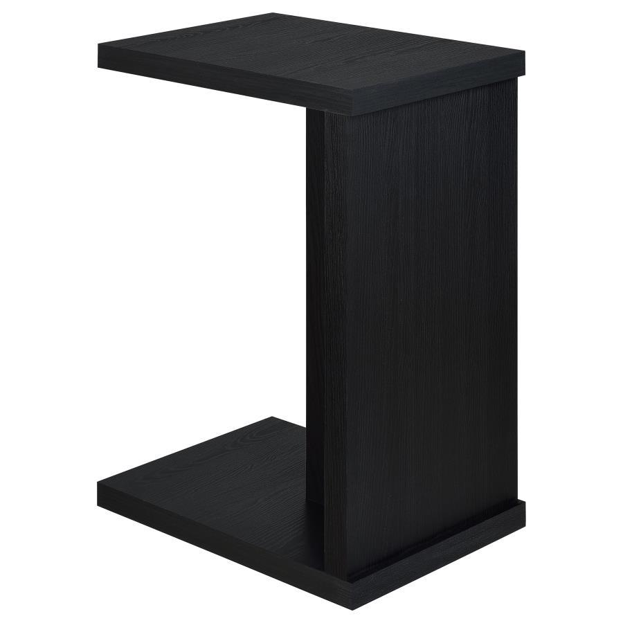 Clower - Engineered Wood C-Shaped Sofa Side Table