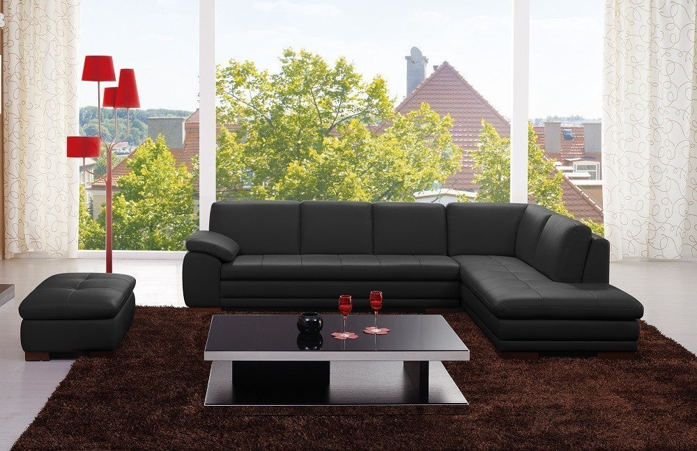 625 Italian Leather Sectional J&M