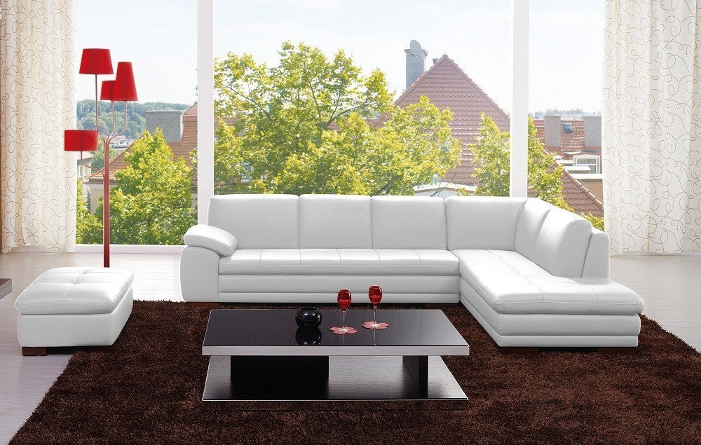 625 Italian Leather Sectional J&M