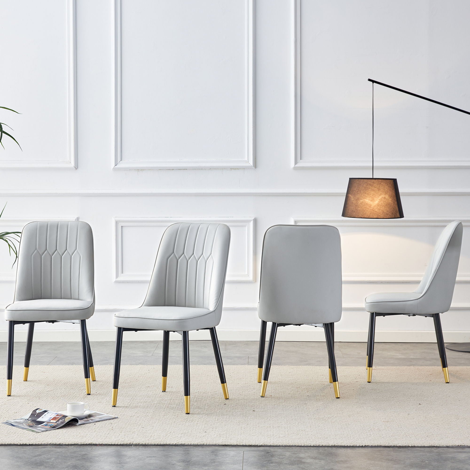 Modern Chair With Metal Legs