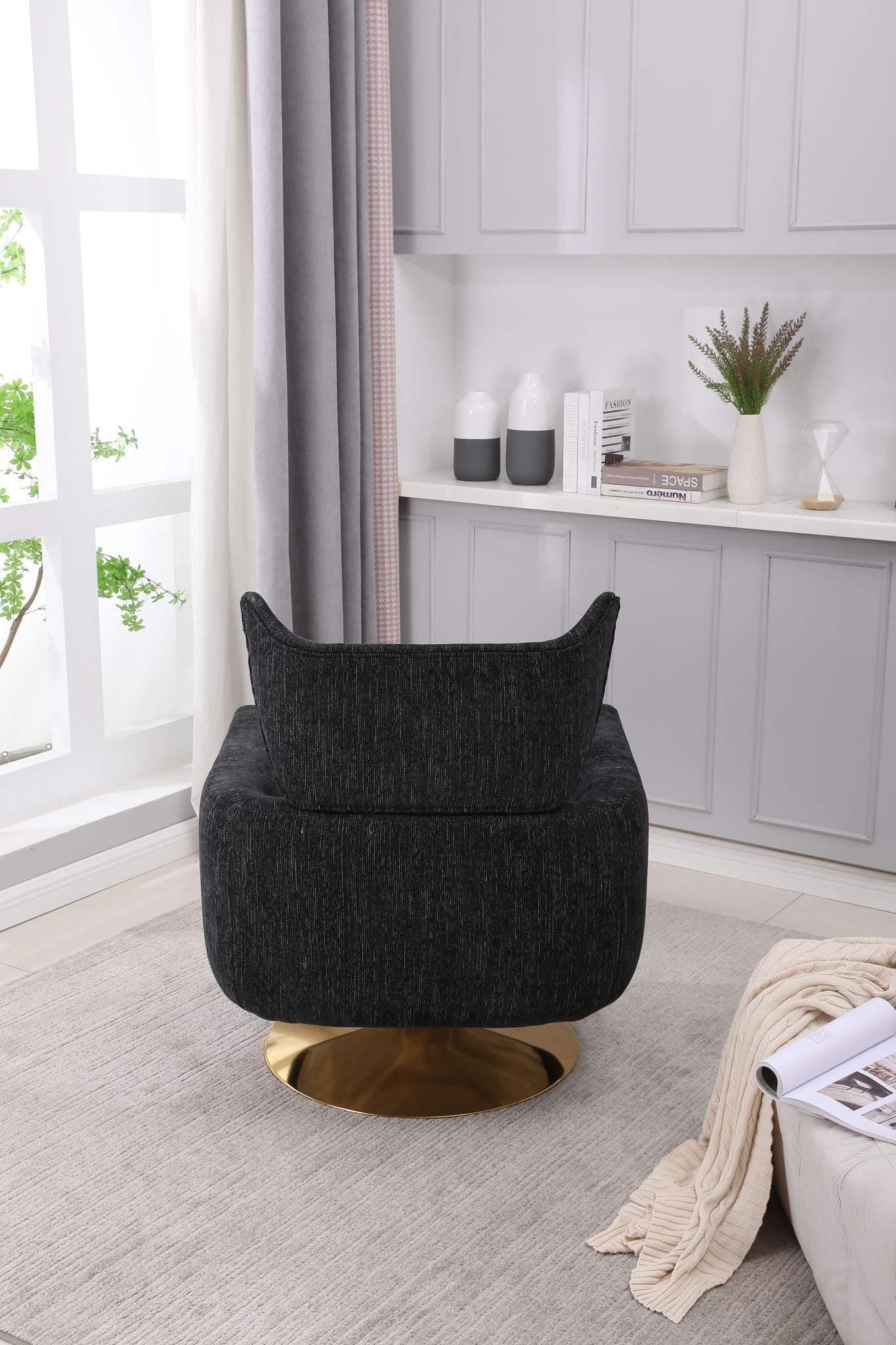Classic Mid-Century 360 Degree Swivel Accent Chair