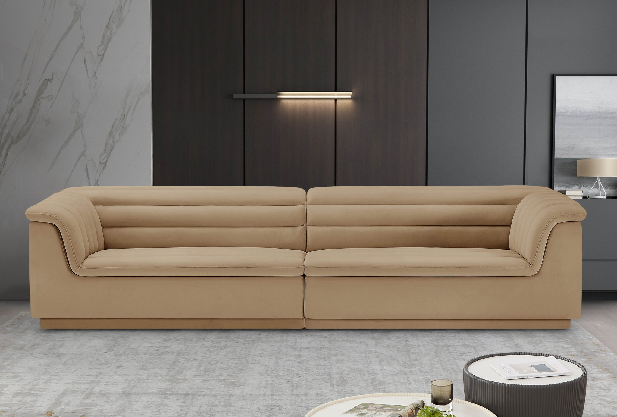 Cascade - Velvet Modular Sofa