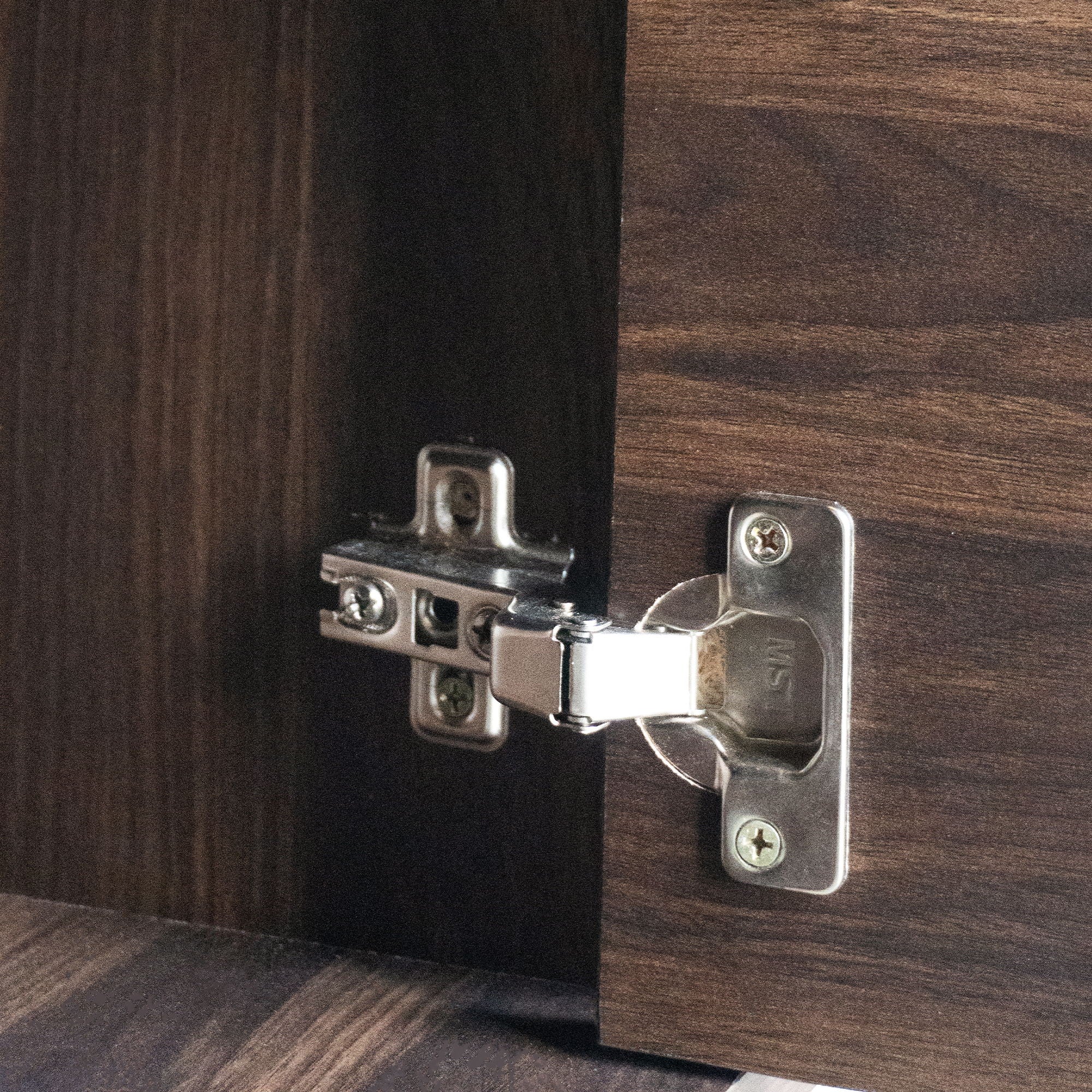 78" TV Stand With Storage Cabinets For Living Room - Walnut