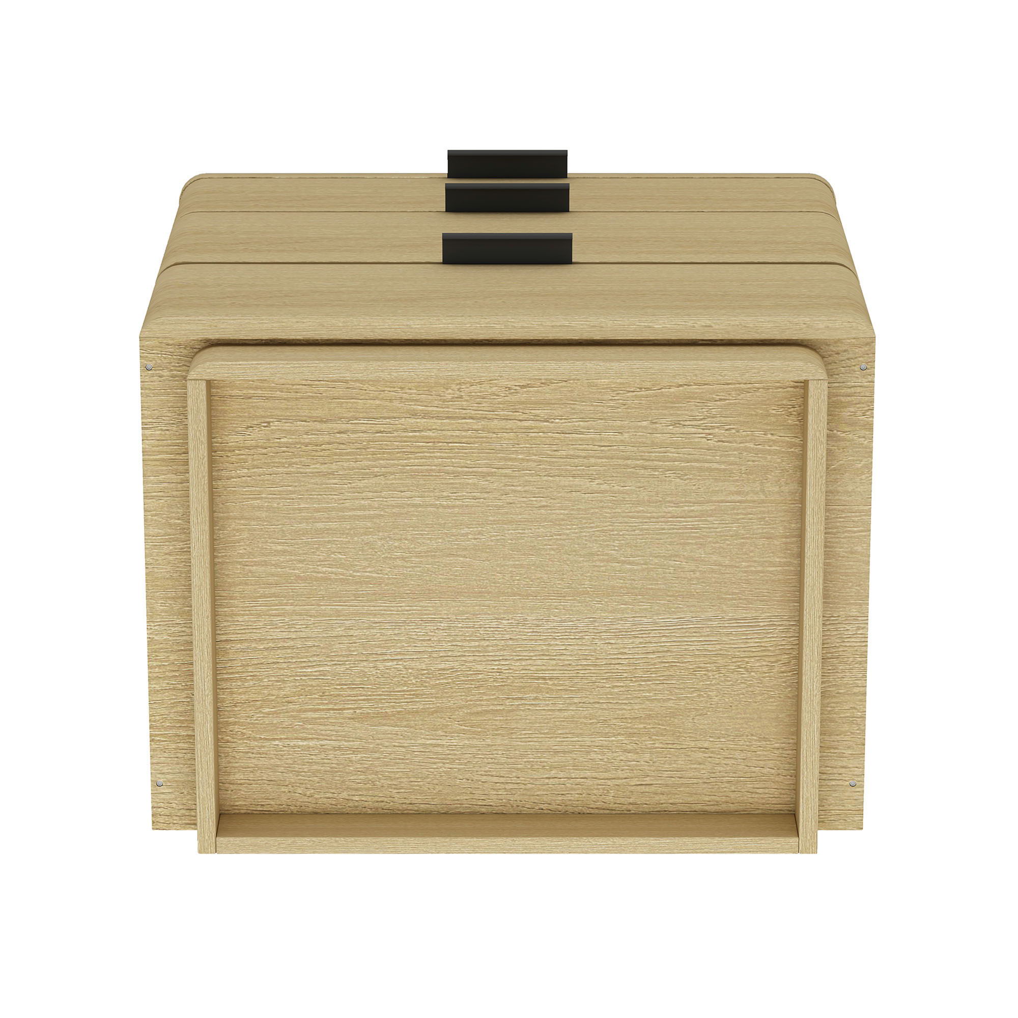 Payton - Nightstand & 3 Drawers - Oak