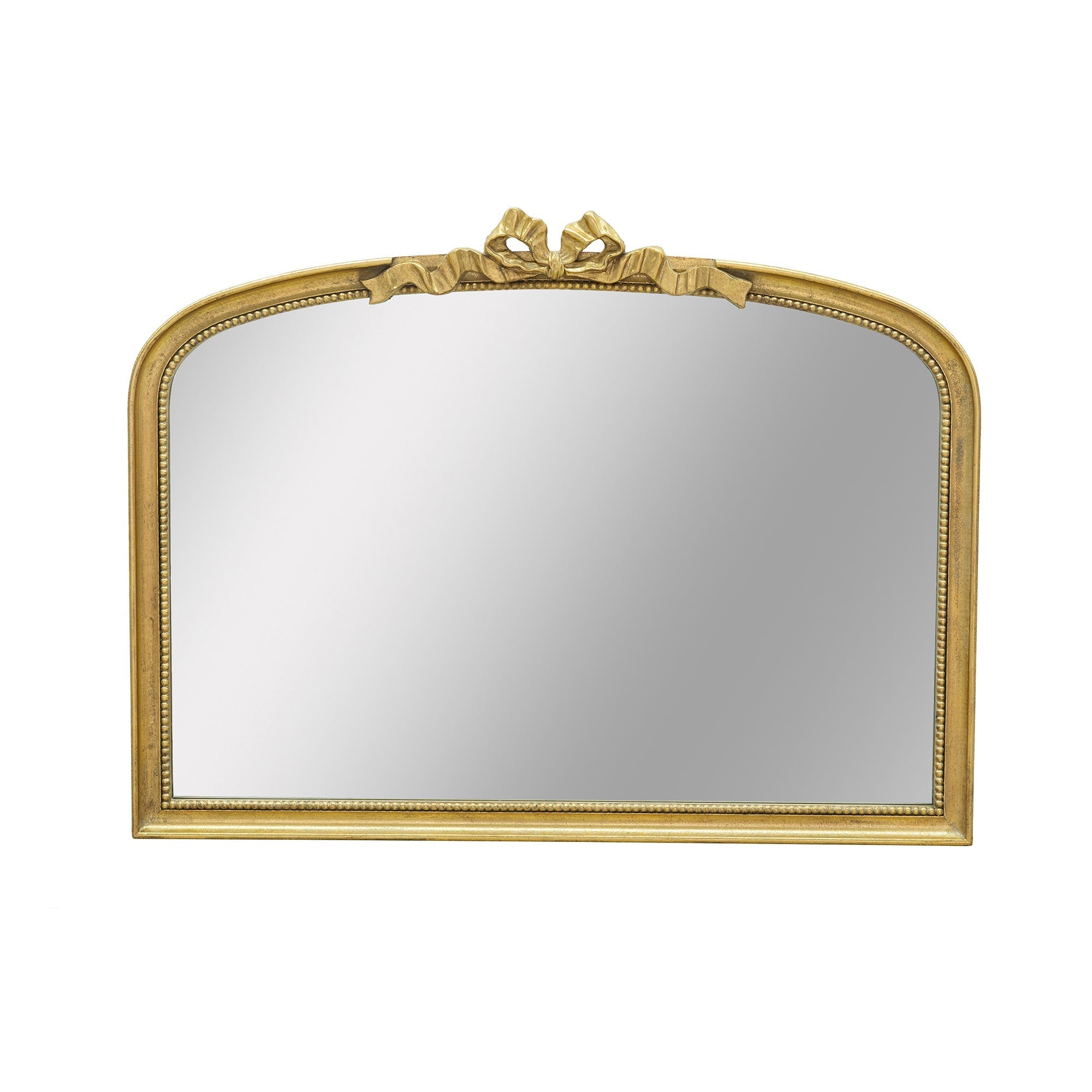 40.2' x 29.9' Baroque Style Gold Arch Mirror