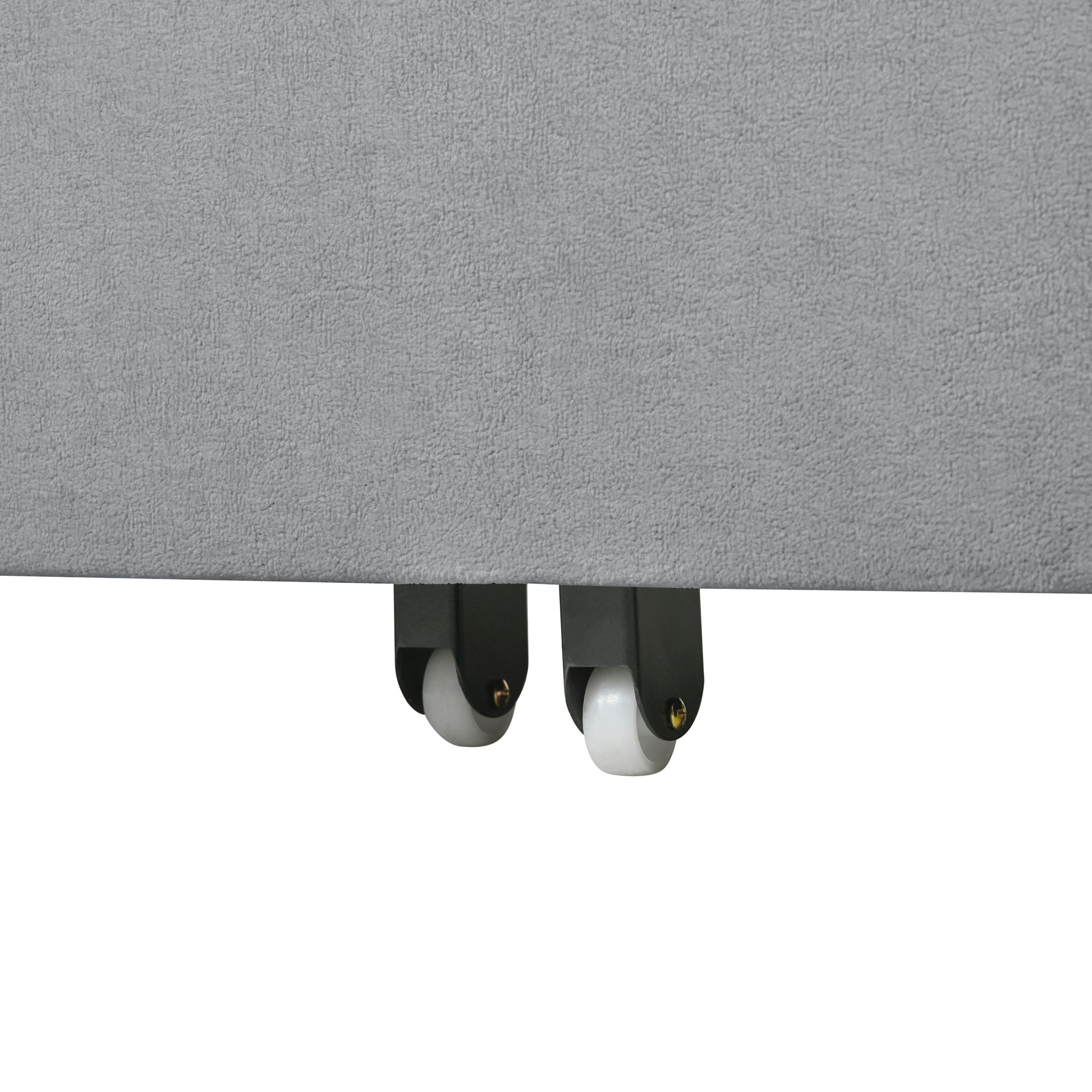 Convertible Pull Out Sofa Bed Queen Size, 3 In 1 With Side Storage