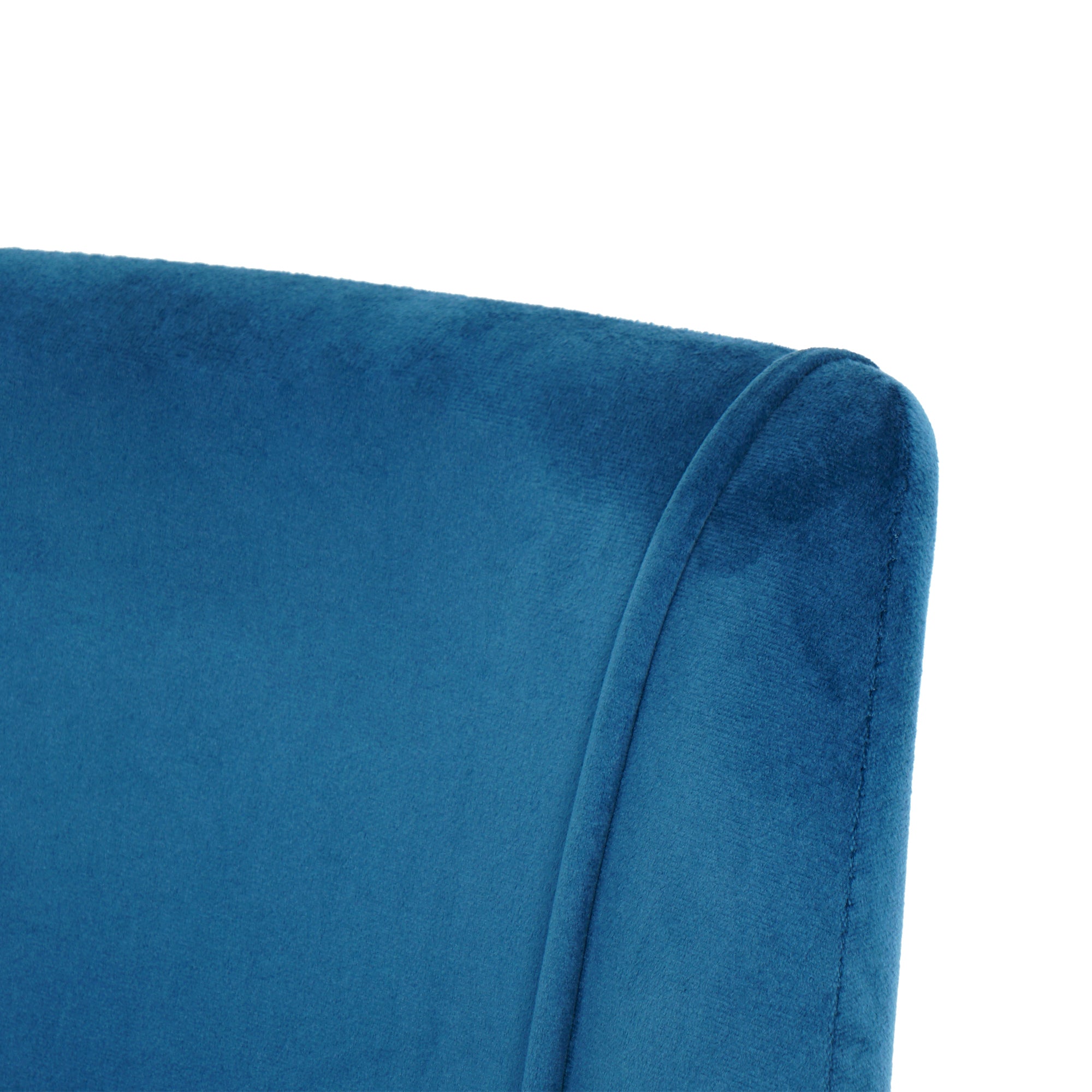 Modern Blue Velvet Dining Chair Set - Fabric Upholstery, 4-Piece Set - Best Buy Furniture