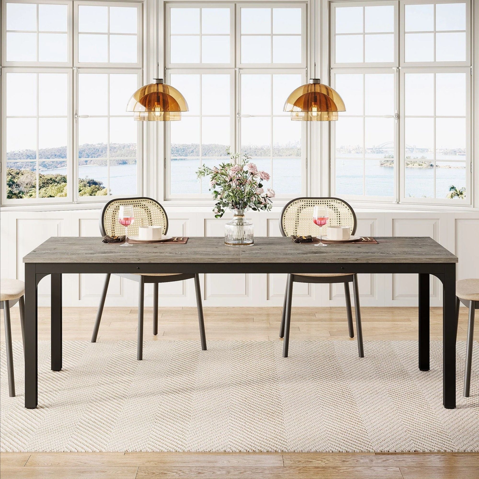 Rectangle Dining Table For 6 - 8 People