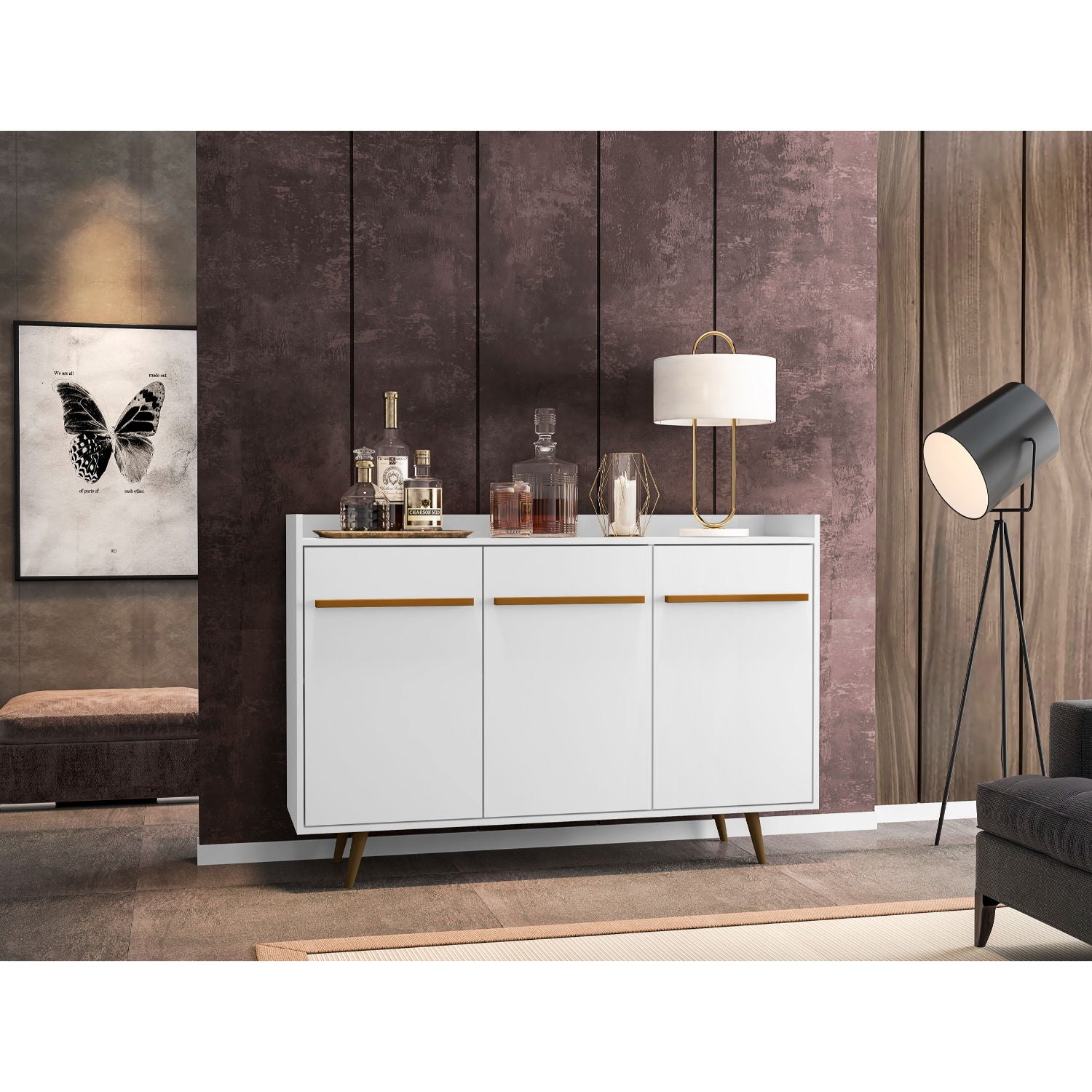 Bradley - Sideboard - White