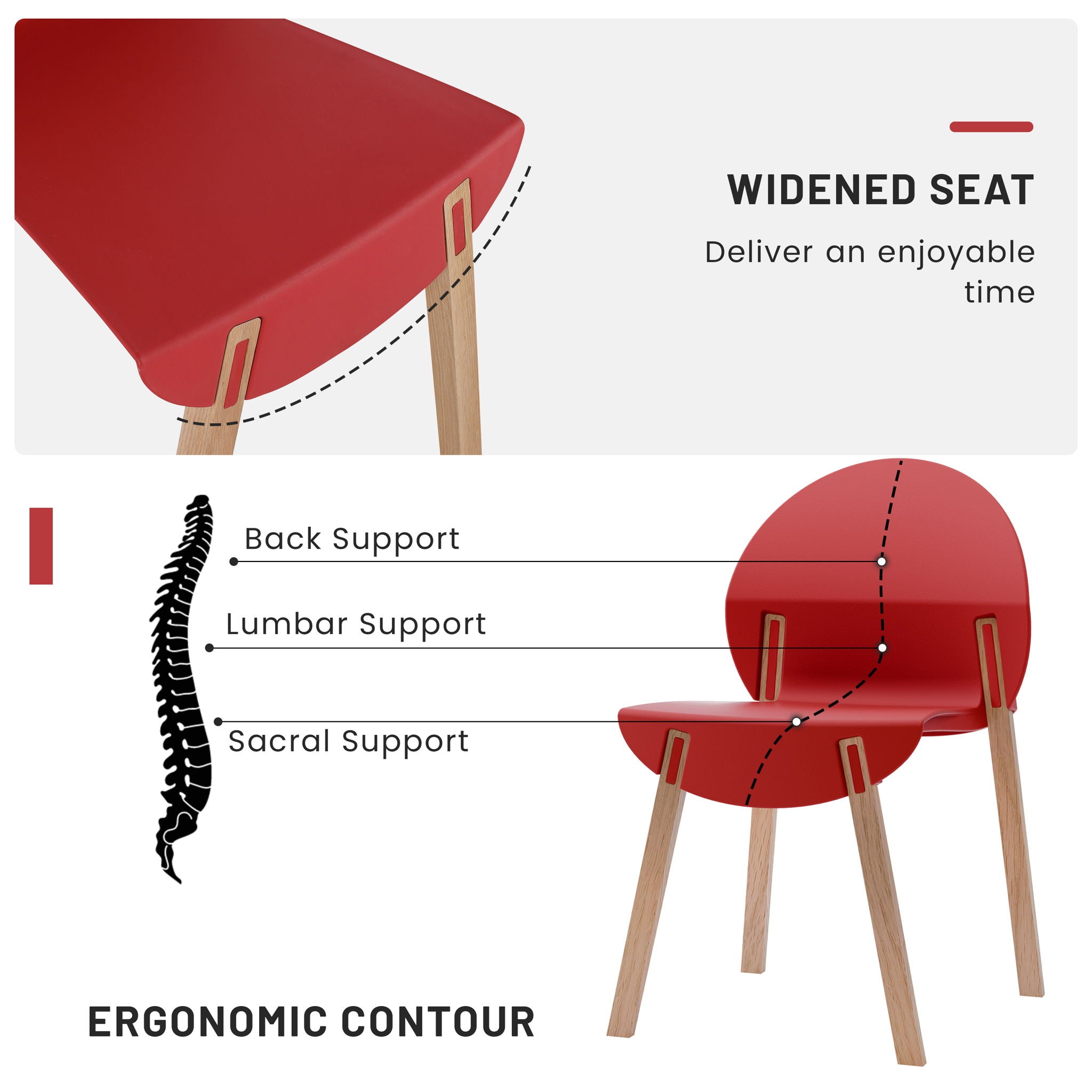 4 Piece Set Of Single Chairs With A Folding Square Table