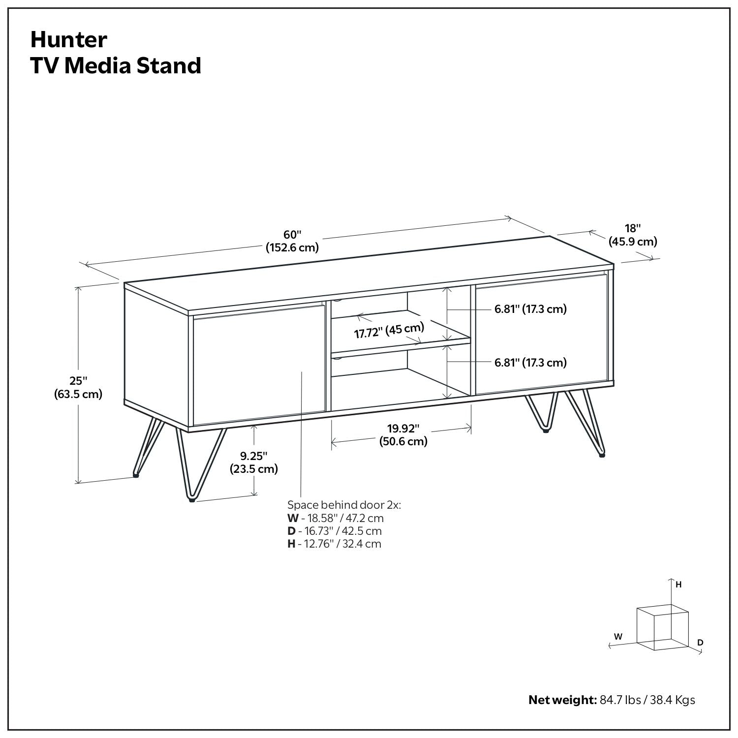 Hunter - Handcrafted TV Media Stand - Best Buy Furniture