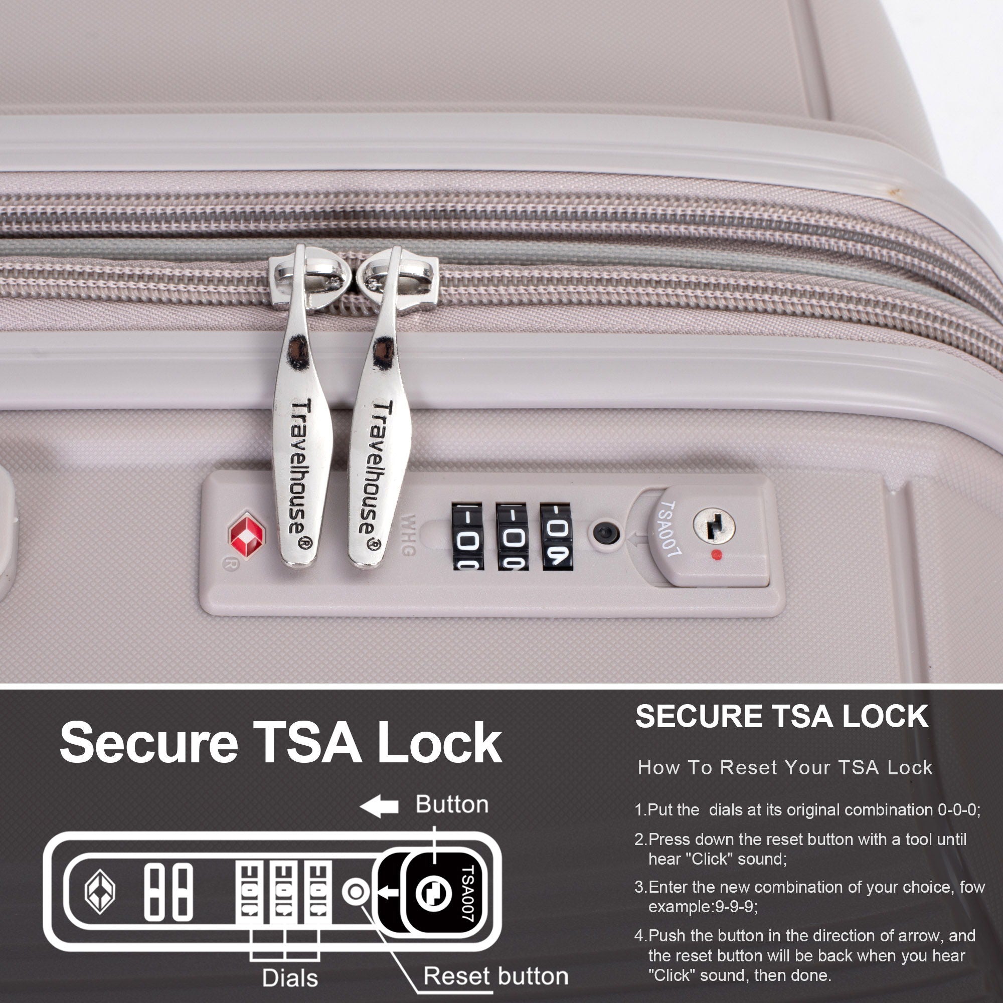 Expandable Hardshell Suitcase Double Spinner Wheels Luggage Sets