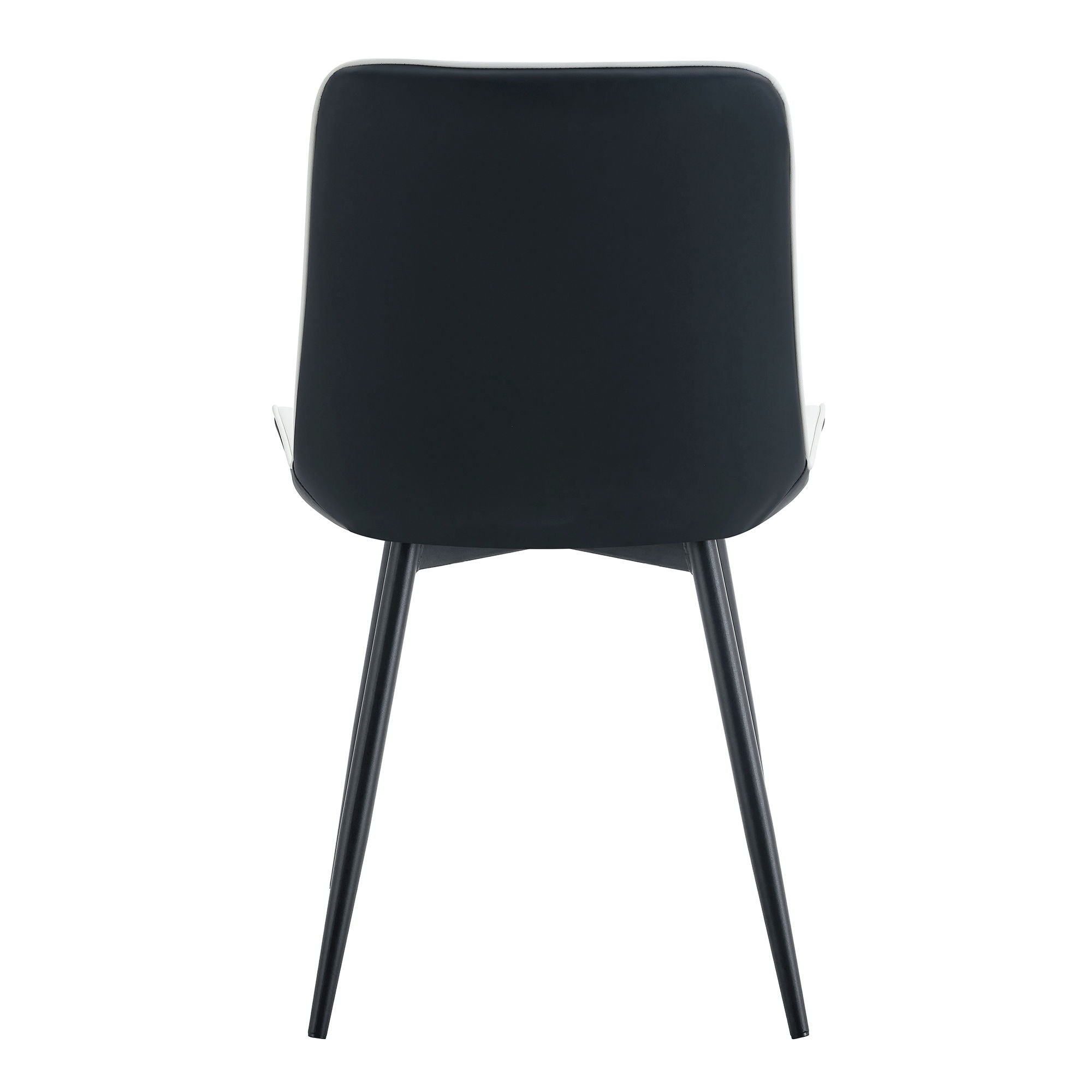 Modern Style Extended Seat Cushion Dining Chair Set