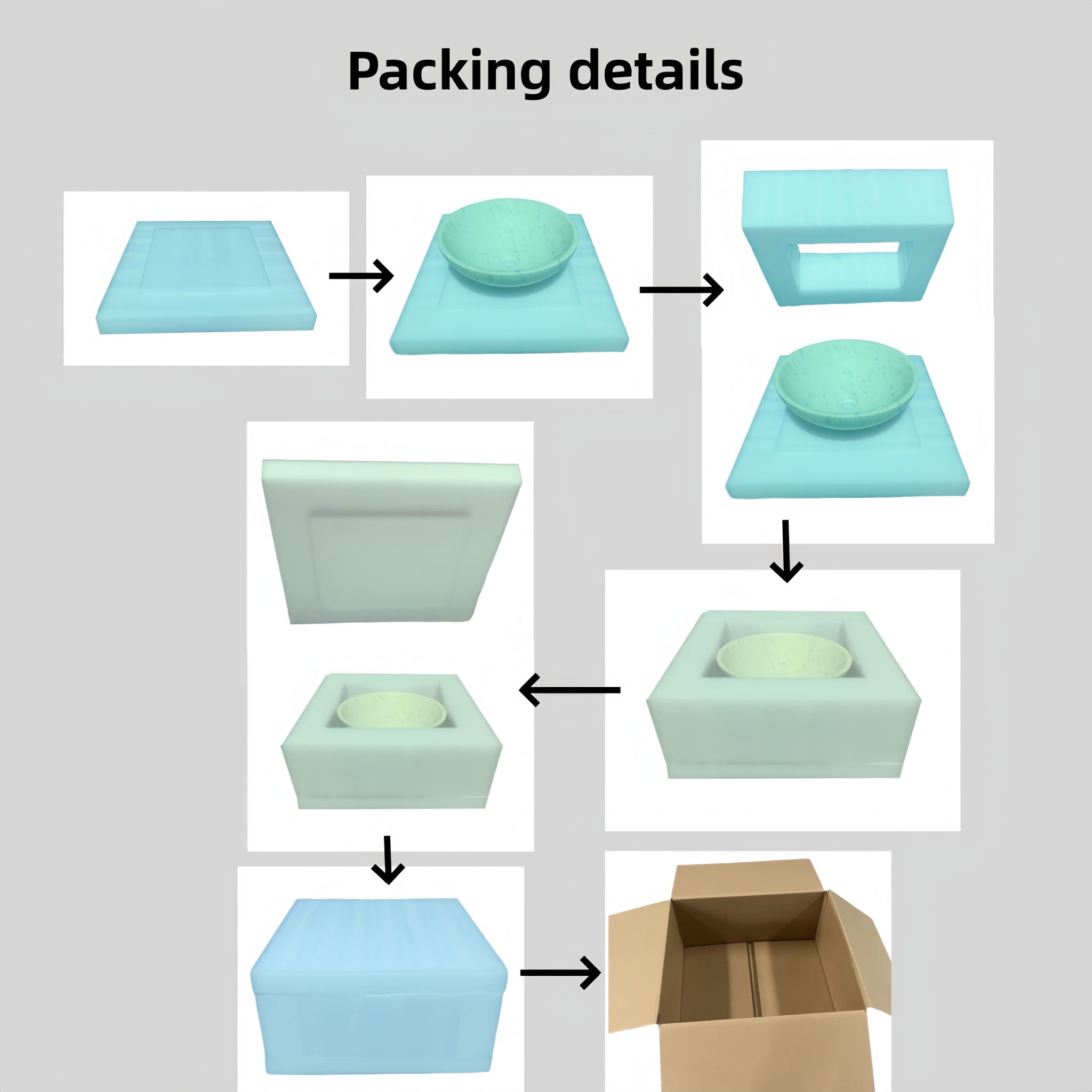 Bathroom Vessel Sink, Circular Design