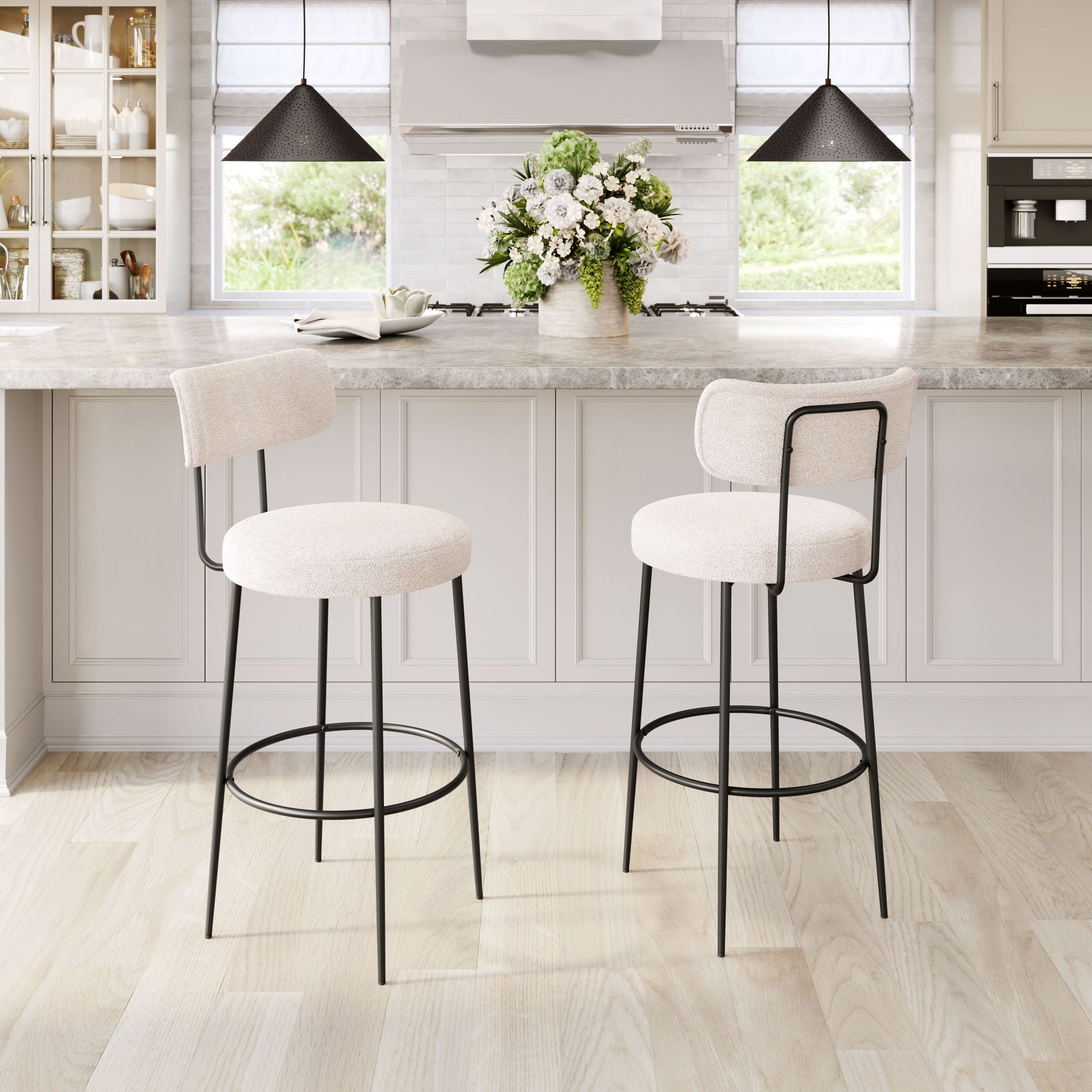 Blanca - Barstool (Set of 2) - Ivory