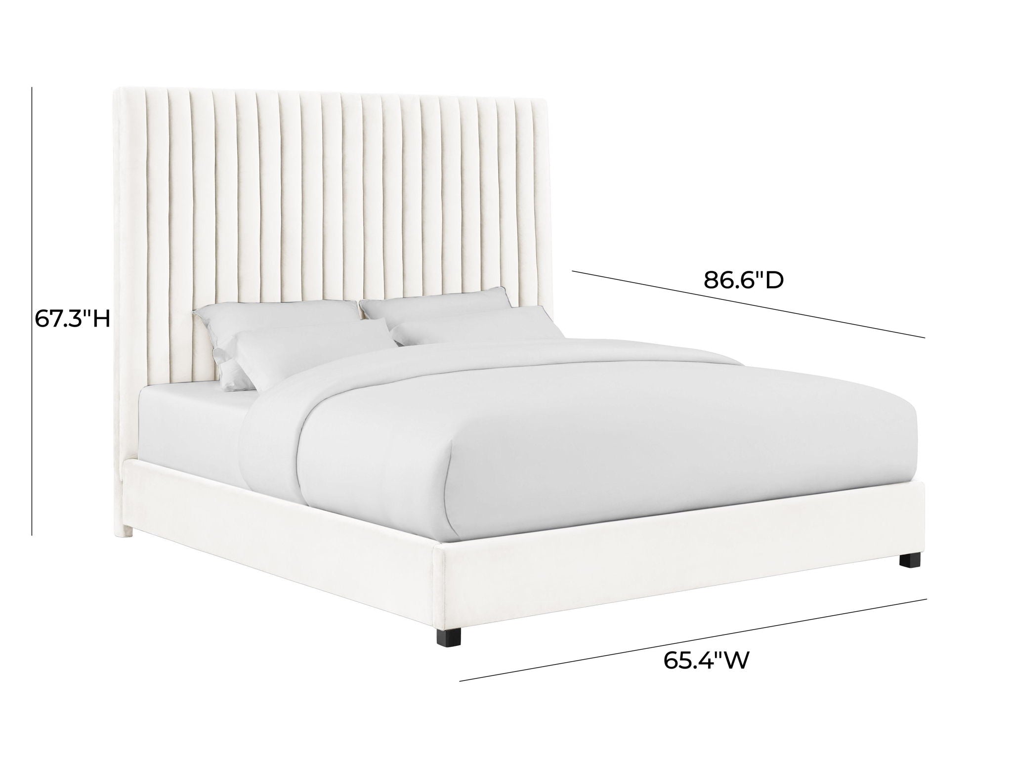 Arabelle - Velvet Bed