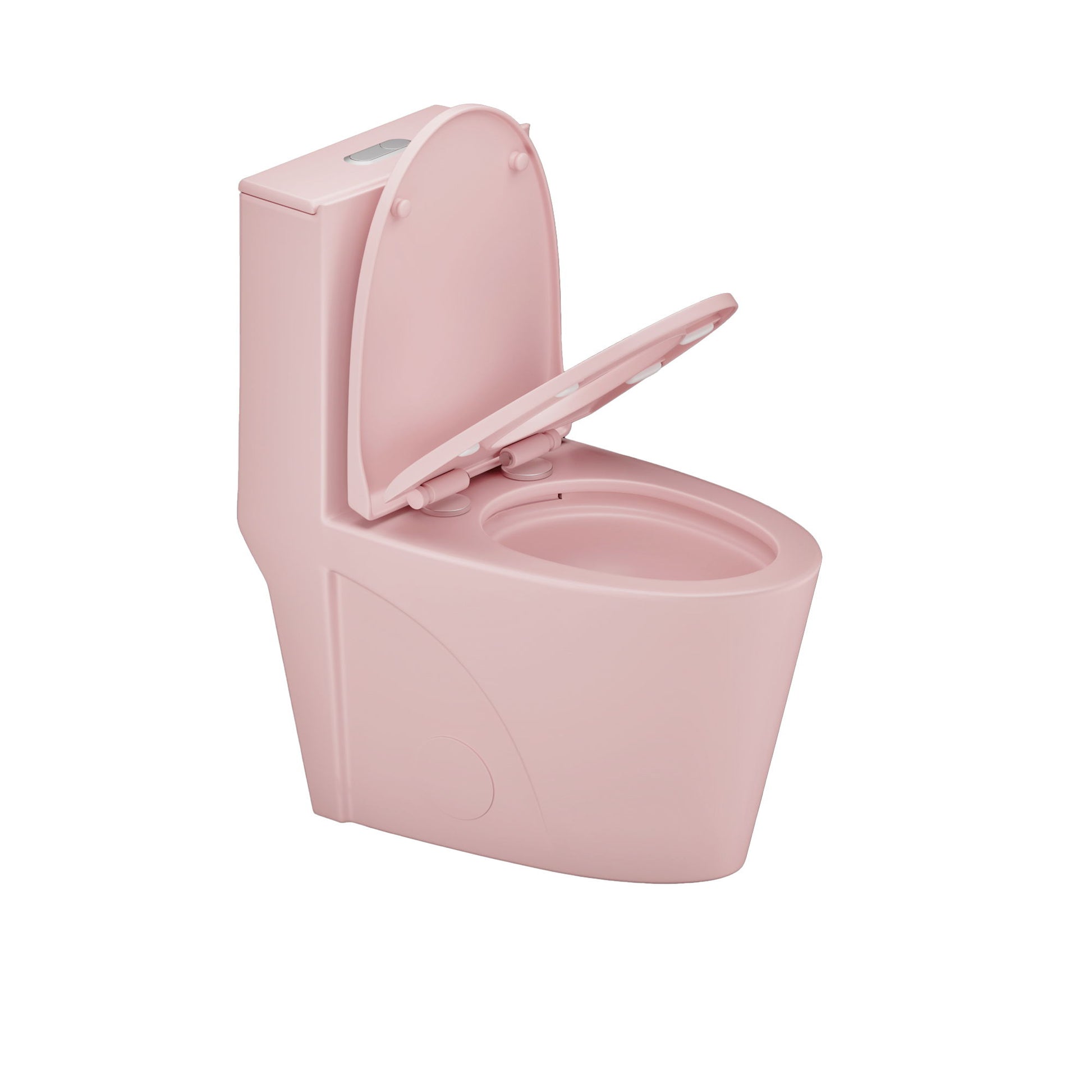 1.1 / 1.60 Gpf Dual-Flush One Piece Toilet, Water-Saving Elongated Comfort Height Floor Mounted, Soft Close 1000 Gram Map Flushing Score Toilet 23T01-Rs - Rose - Best Buy Furniture