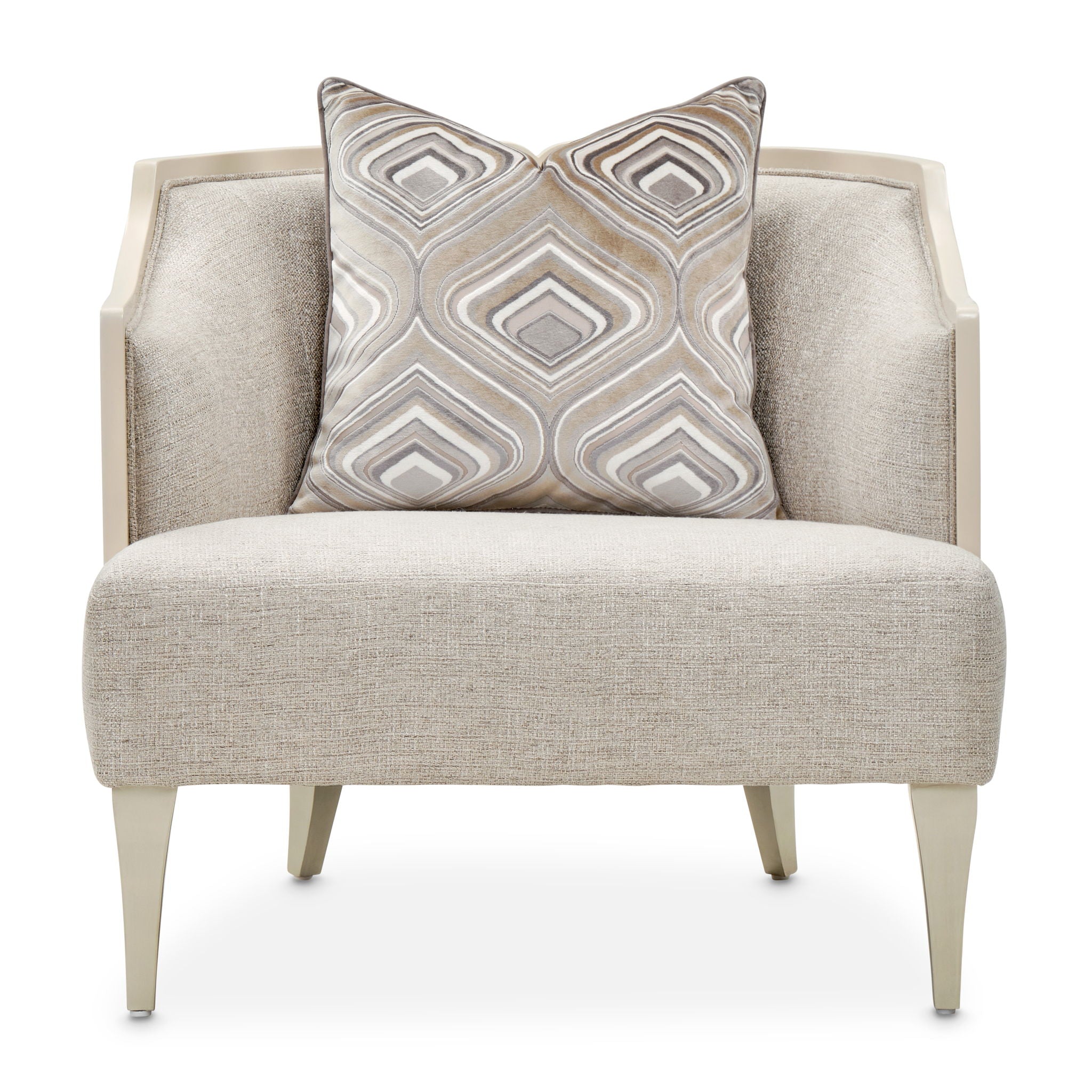 Camden Court - Accent Chair - Flax / Pearl