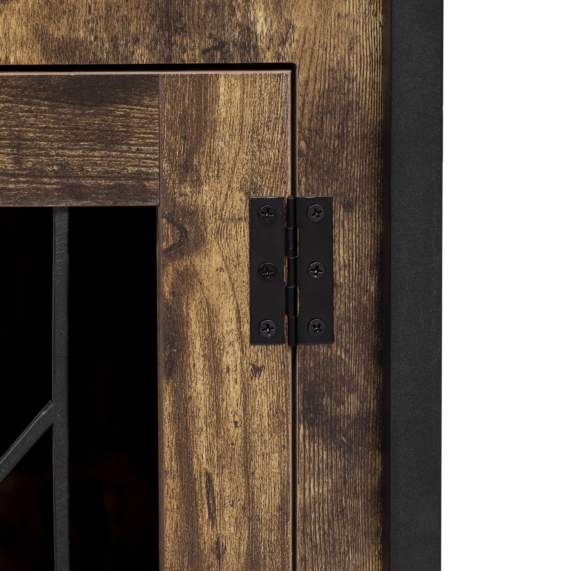 2 in 1 Pet Friendly Dog Crate Composite Desk Hutch