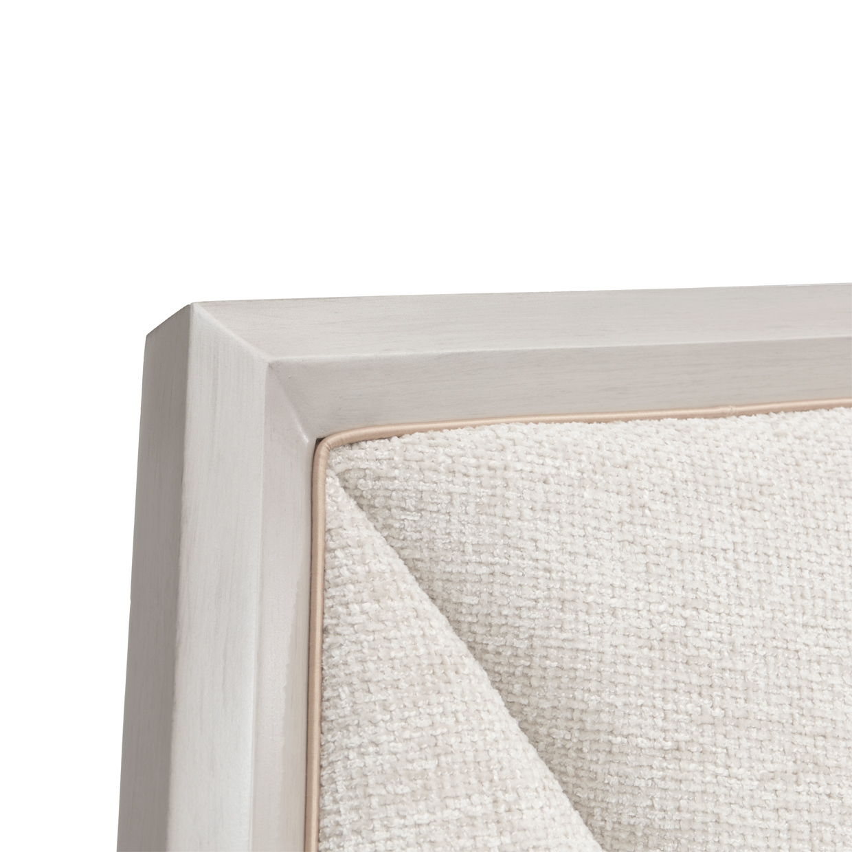 Fantosini - King Tufted Panel Bed - Silver Mist