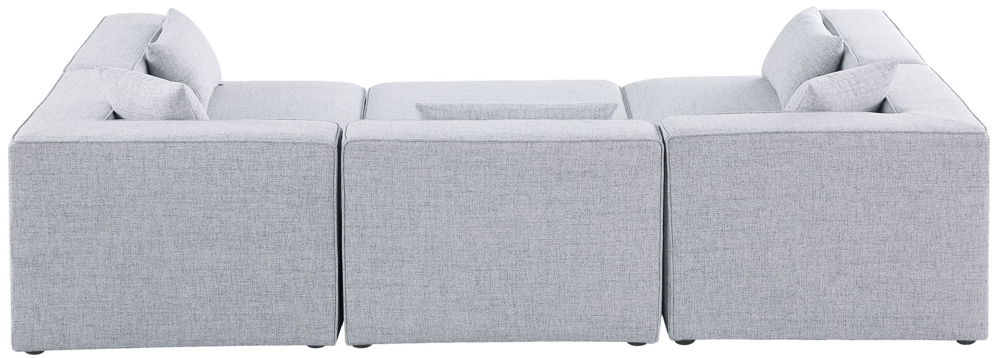 Cube - Linen 6 Piece Modular Sectional