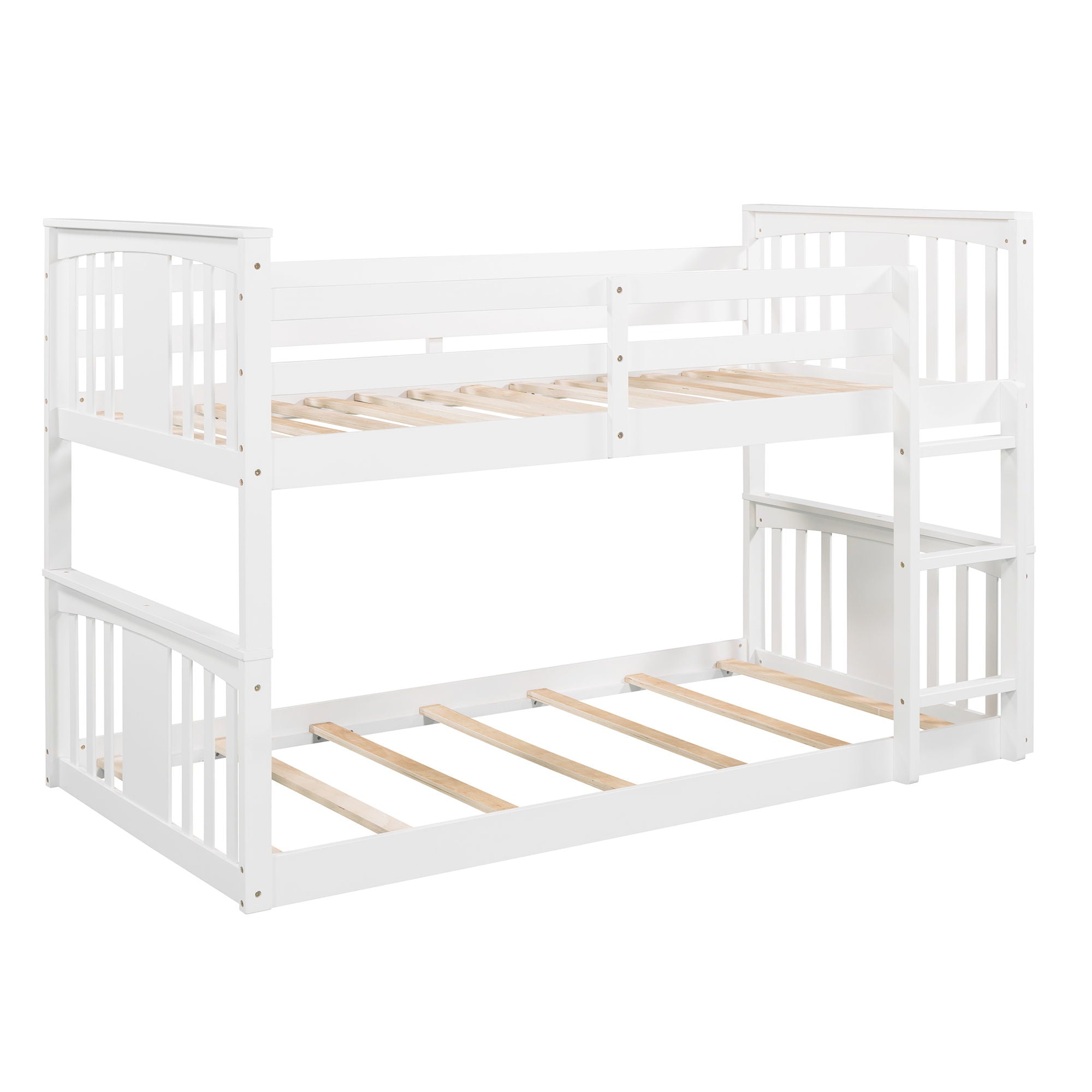 Guardrails Bunk Bed With Ladder