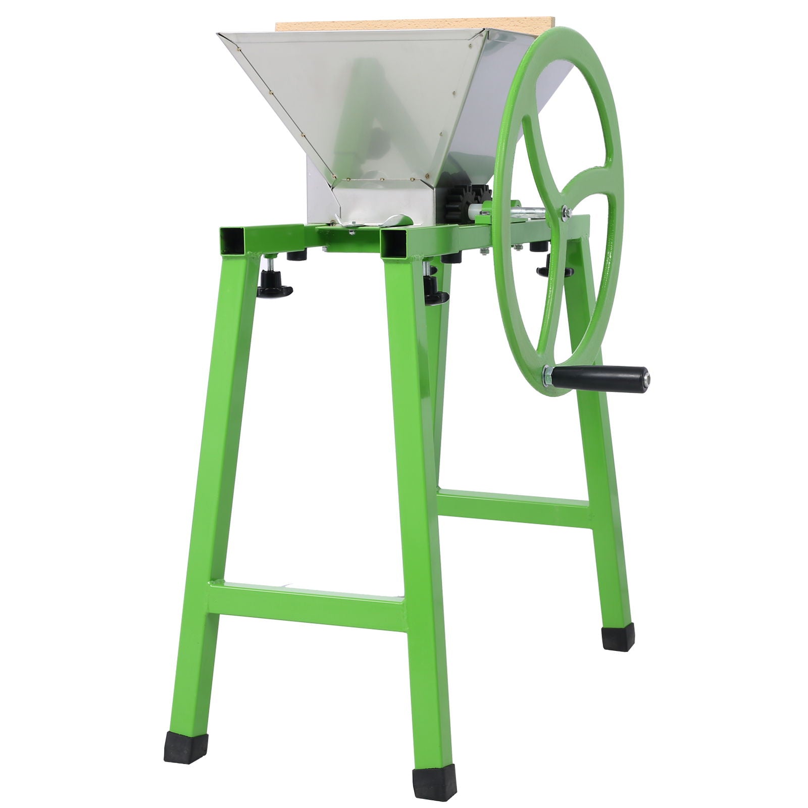 Manual Juice Maker Fruit Wine Press And Crusher With Filter Bag For Apple, Grape, And Berries - Green