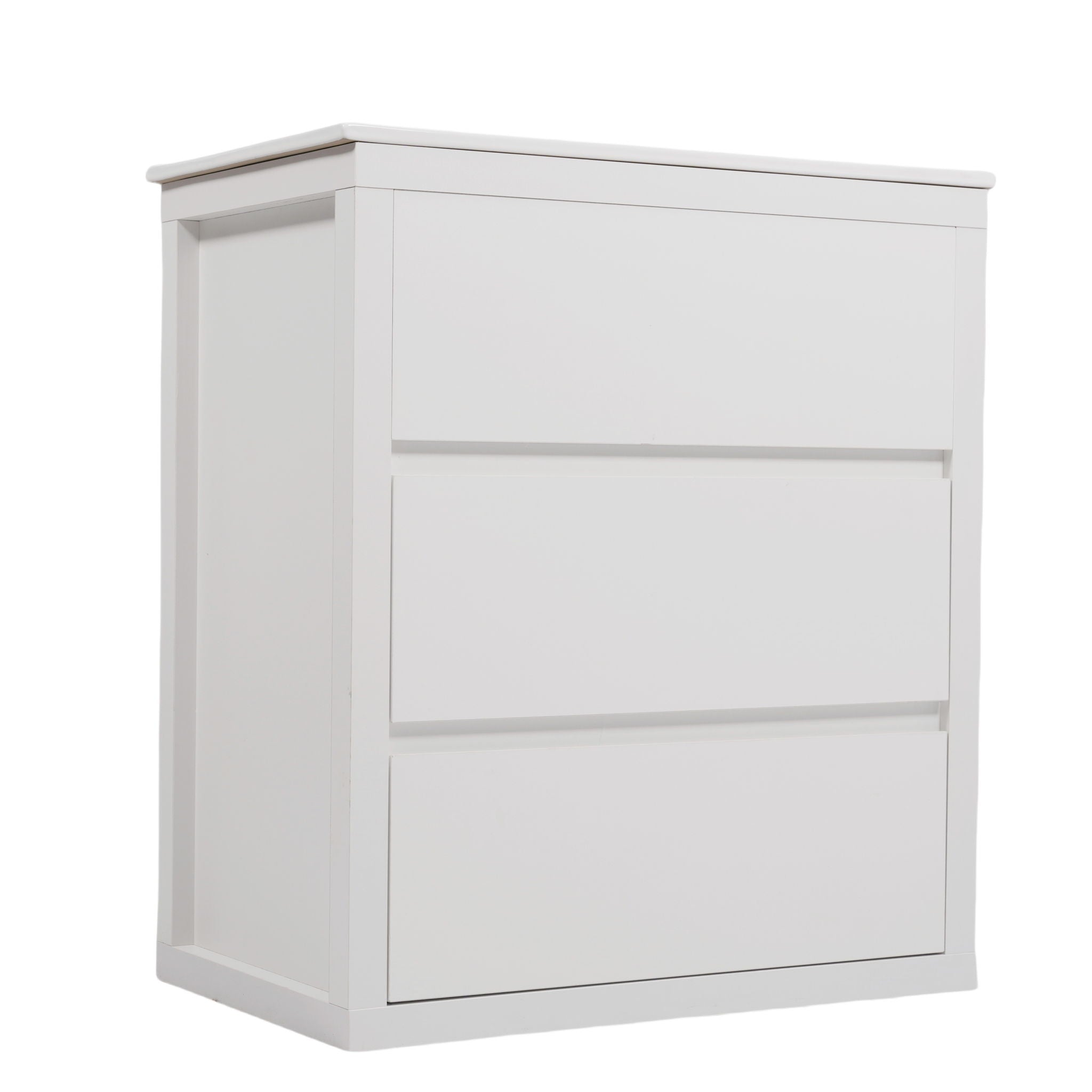 Freestanding Bathroom Vanity With Ceramic Sink, 2 Full Extension Drawers