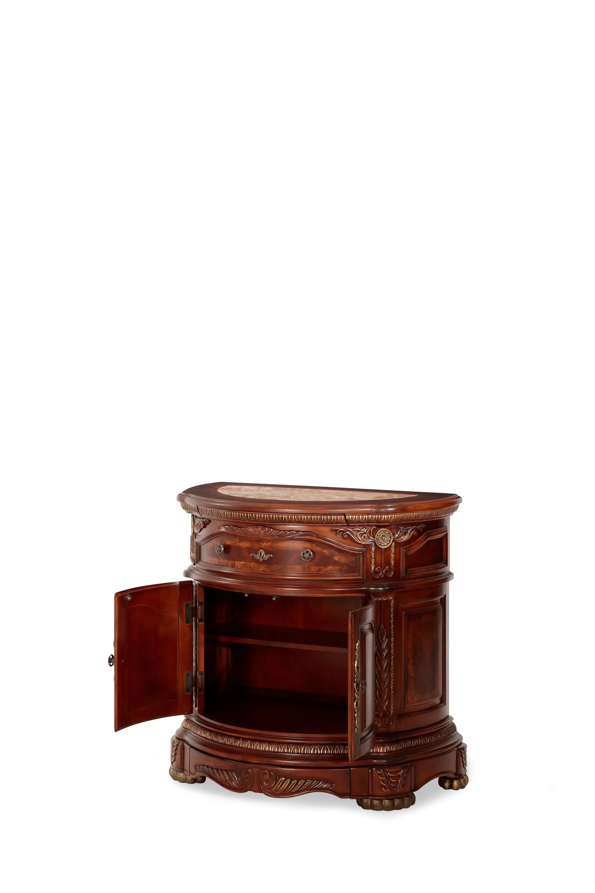 Cortina - Bedside Chest - Honey Walnut - Best Buy Furniture