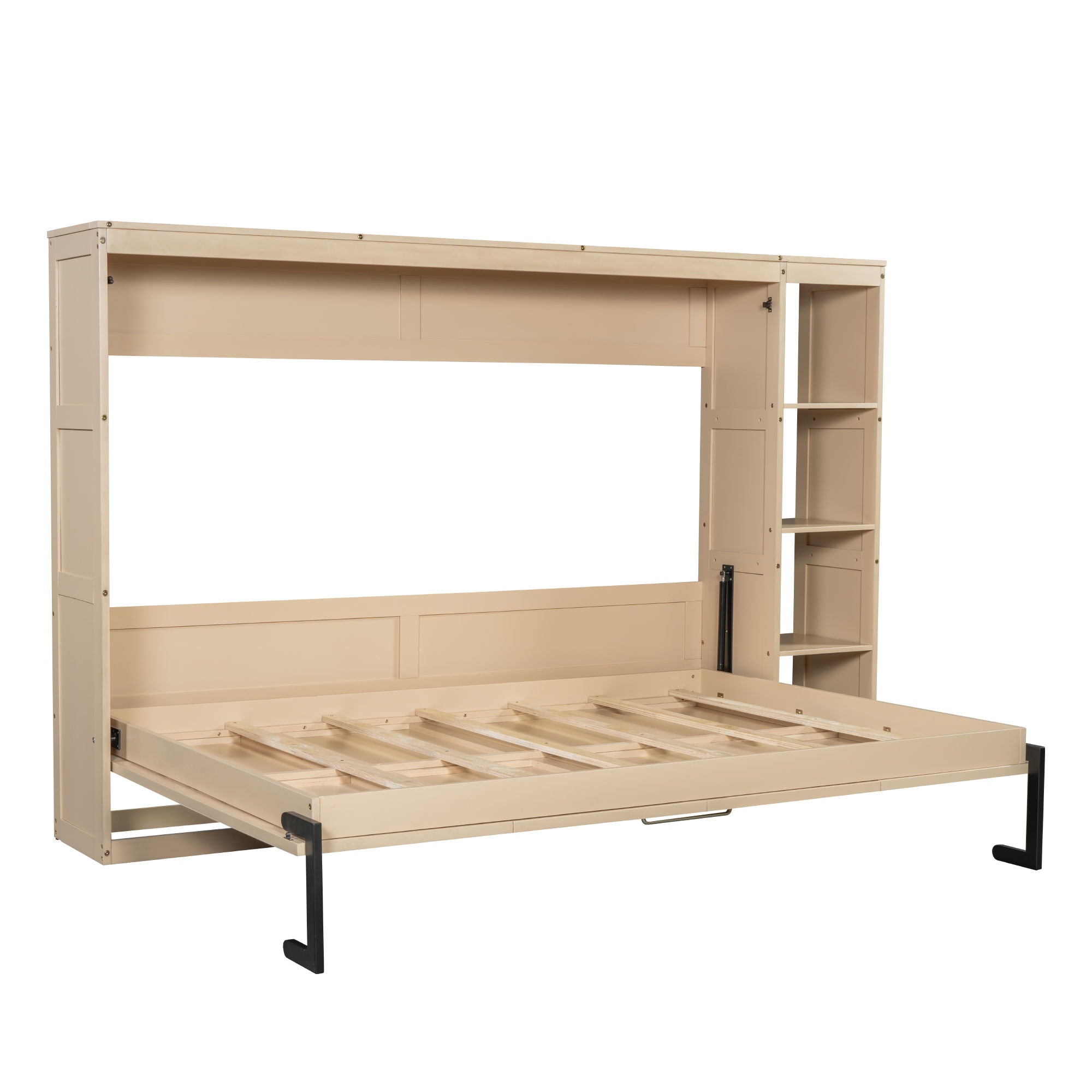 Murphy Bed With Bookshelf And Storage