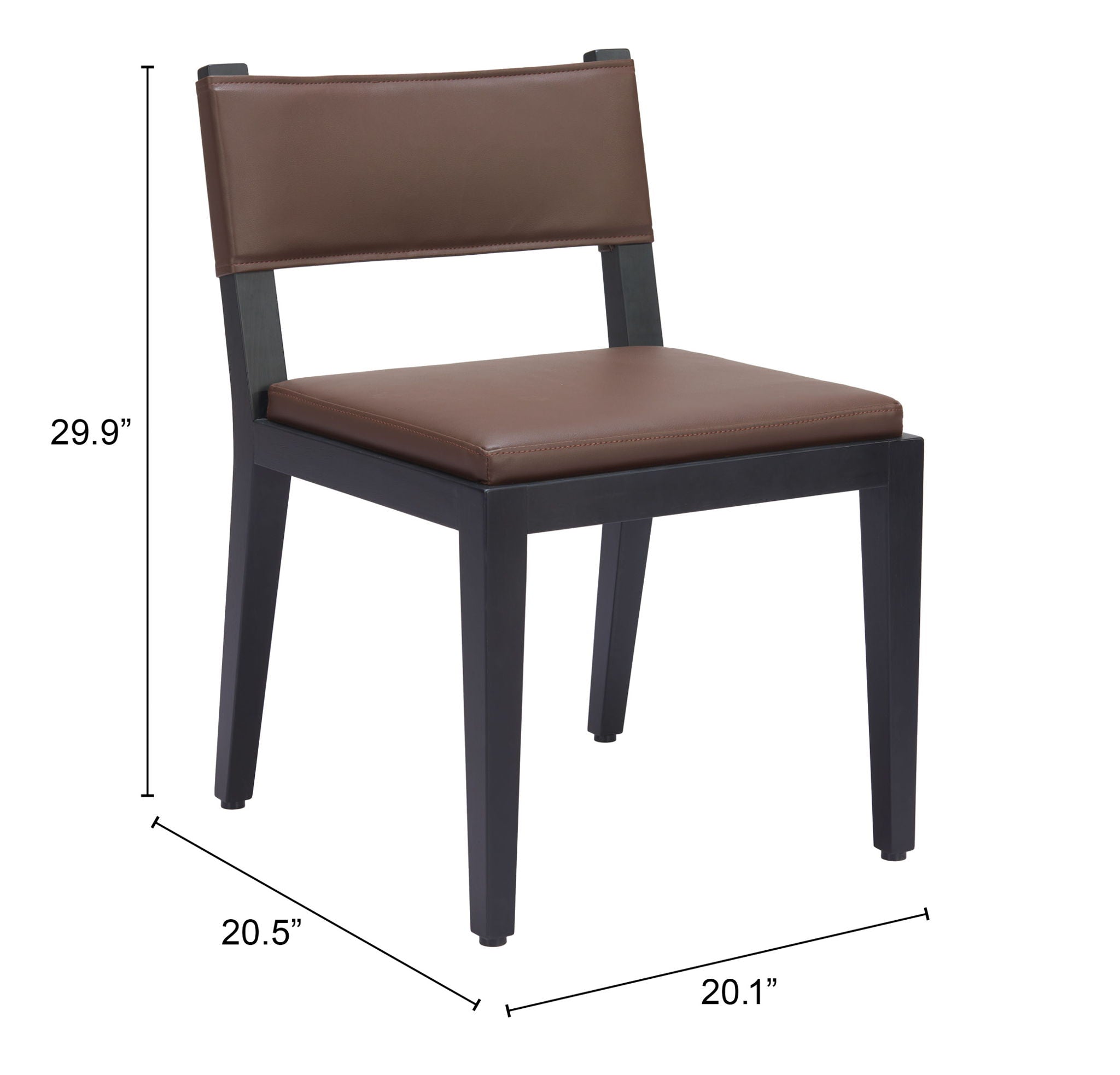 Roxas - Dining Chair (Set of 2) - Brown