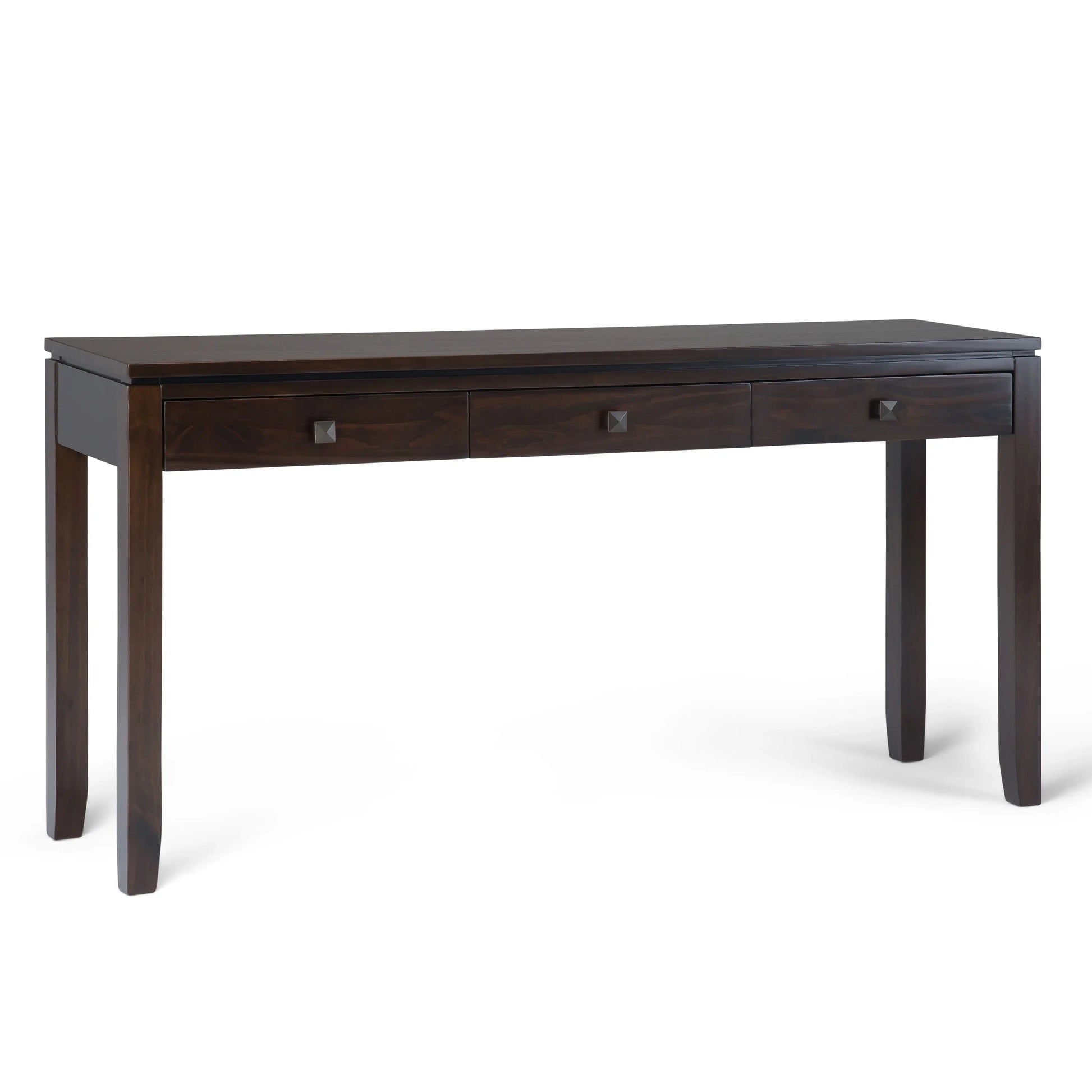 Cosmopolitan - Wide Console Sofa Table - Mahogany Brown - Best Buy Furniture