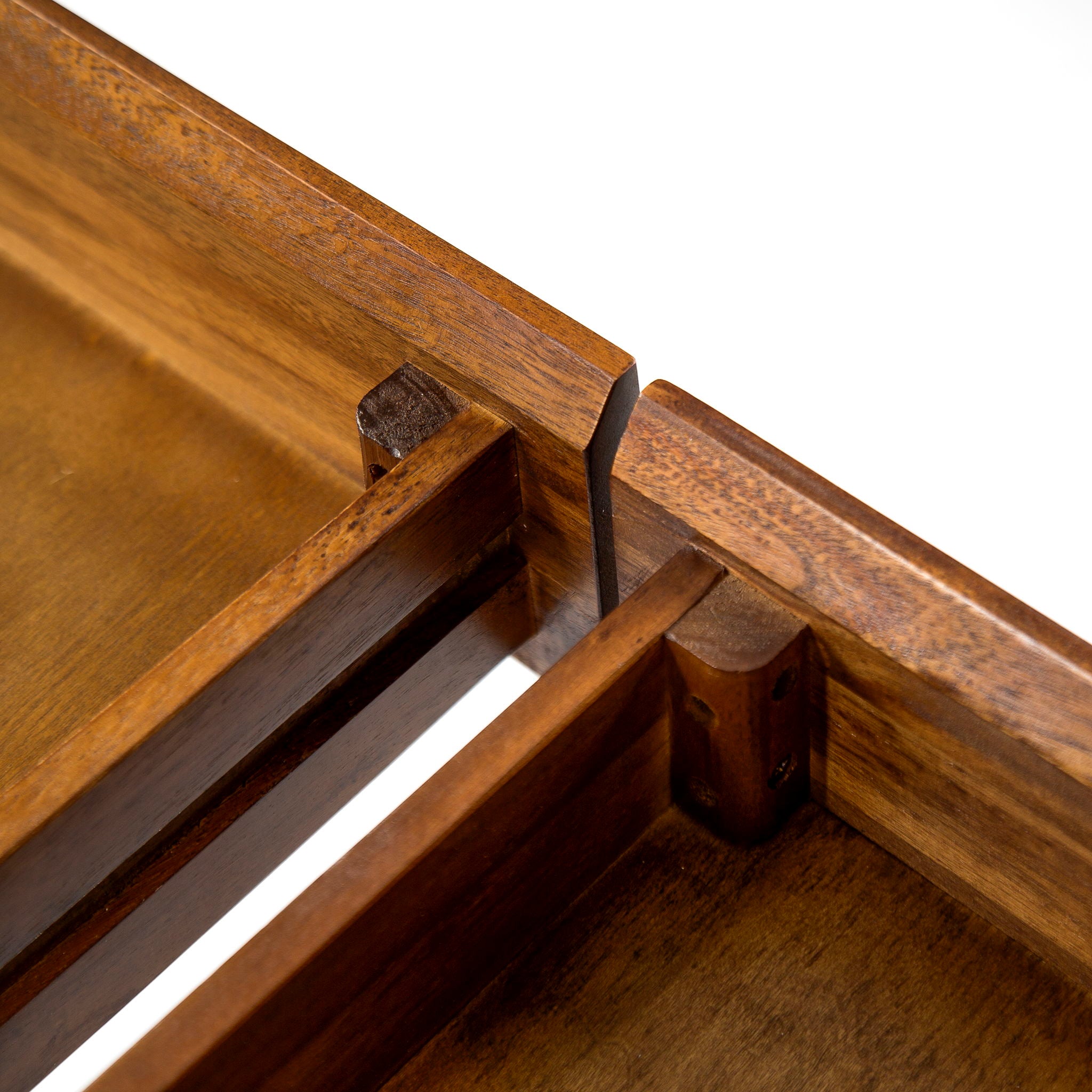 Industrial Style Storage Desk With Acacia Wood Top And Metal Legs - Oak - Best Buy Furniture