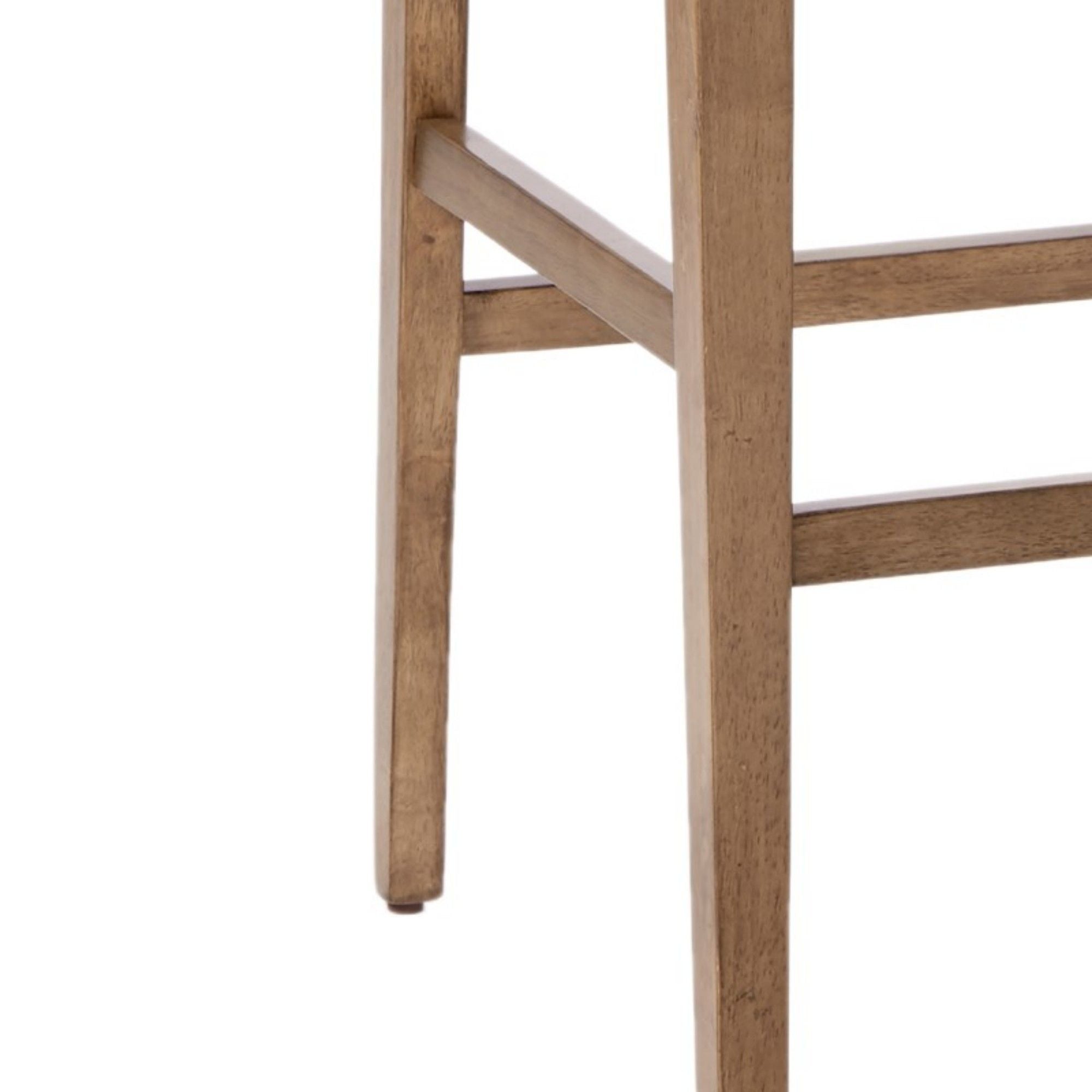 Carmel - Upholstered Barstool With Cracked Ice Pattern - Light Gray