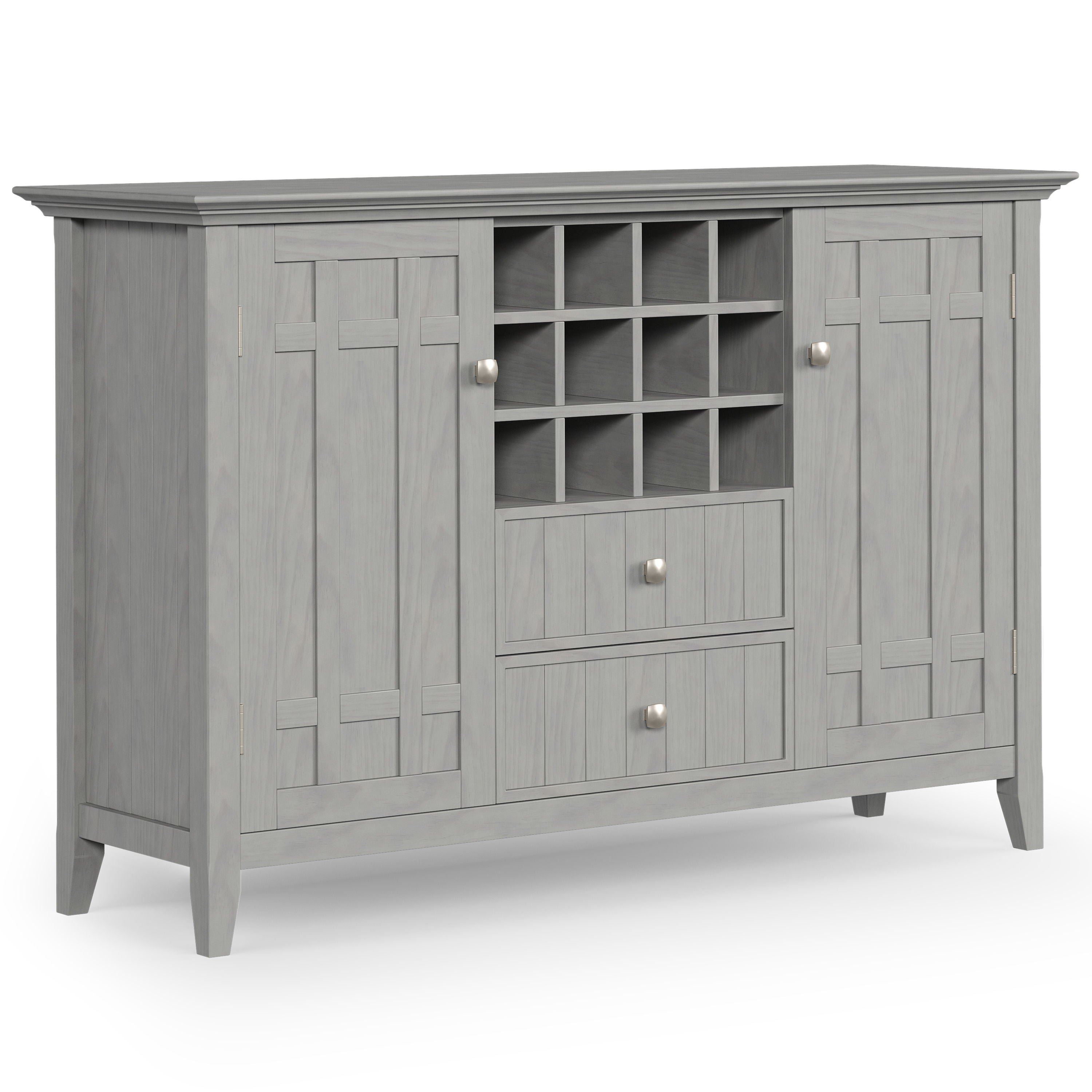 Bedford - Sideboard Buffet And Wine Rack - Best Buy Furniture