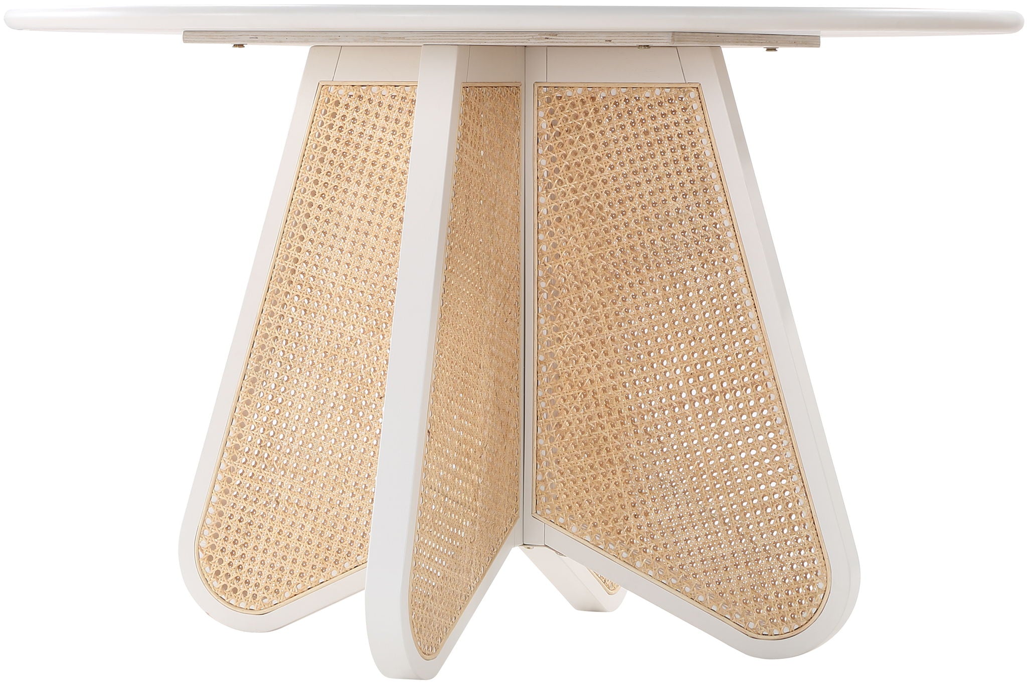Butterfly - Solid Wood And Natural Cane Table