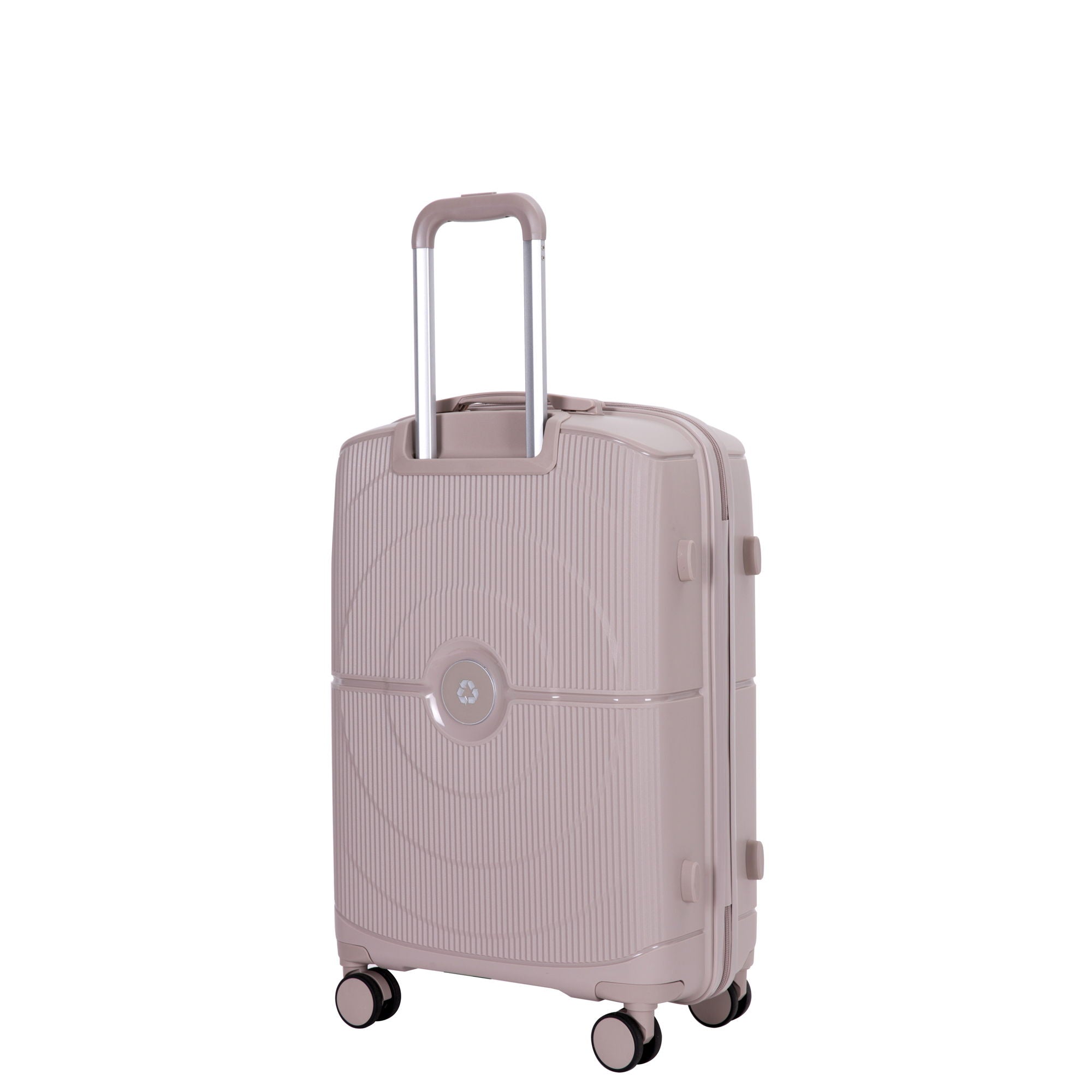 3 Piece Set Expandable Hardshell Suitcase Double Spinner Wheels