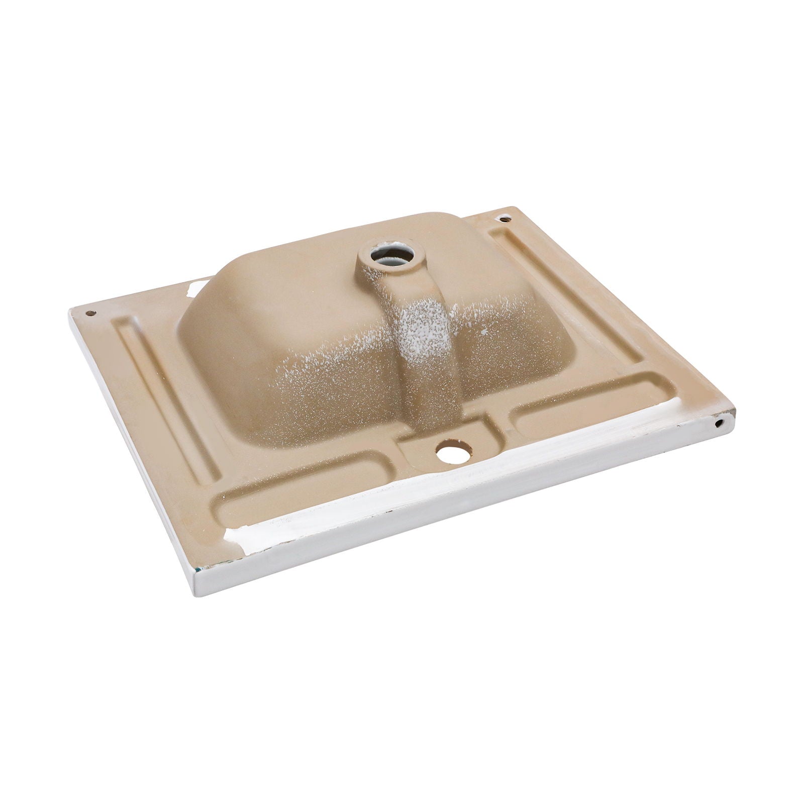 Rectangular Single Vanity Top With 1 Faucet Hole And Overflow Ceramic