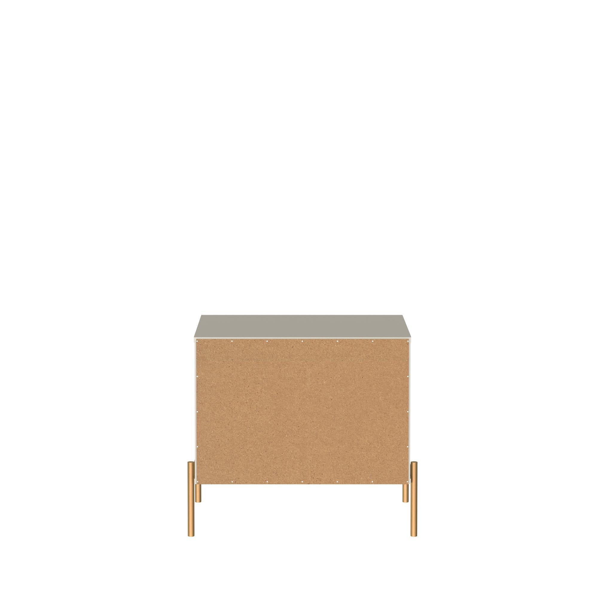 Jasper - Nightstand With 2 Drawers - Off White
