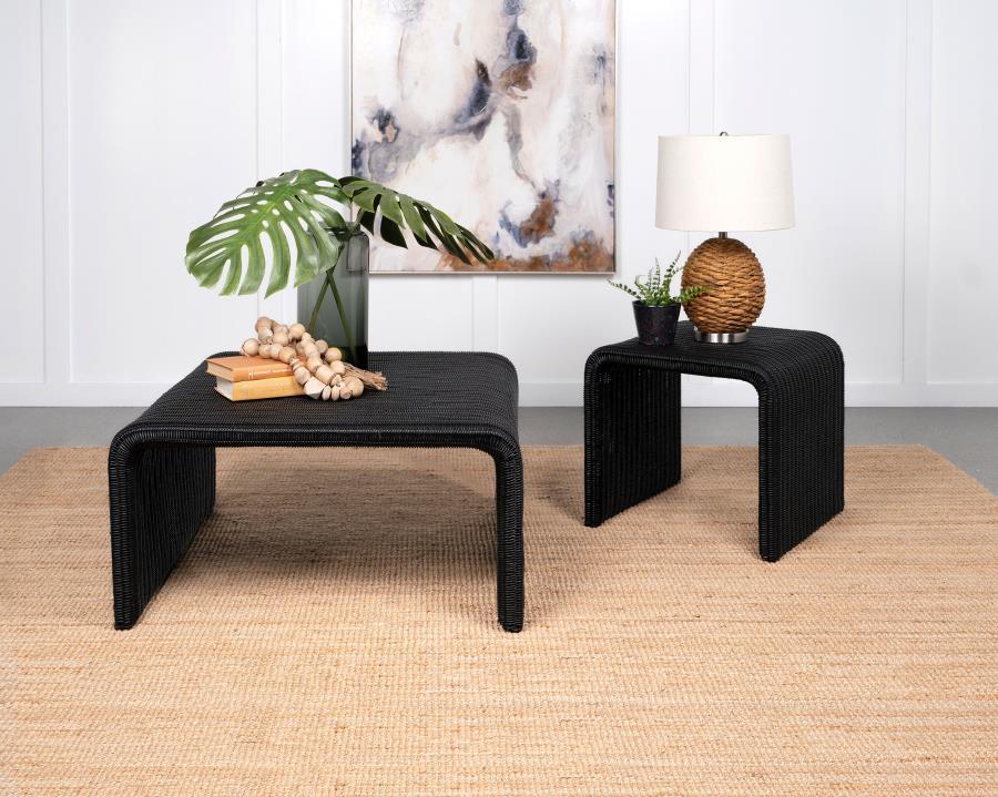 Cahya - Woven Rattan Table