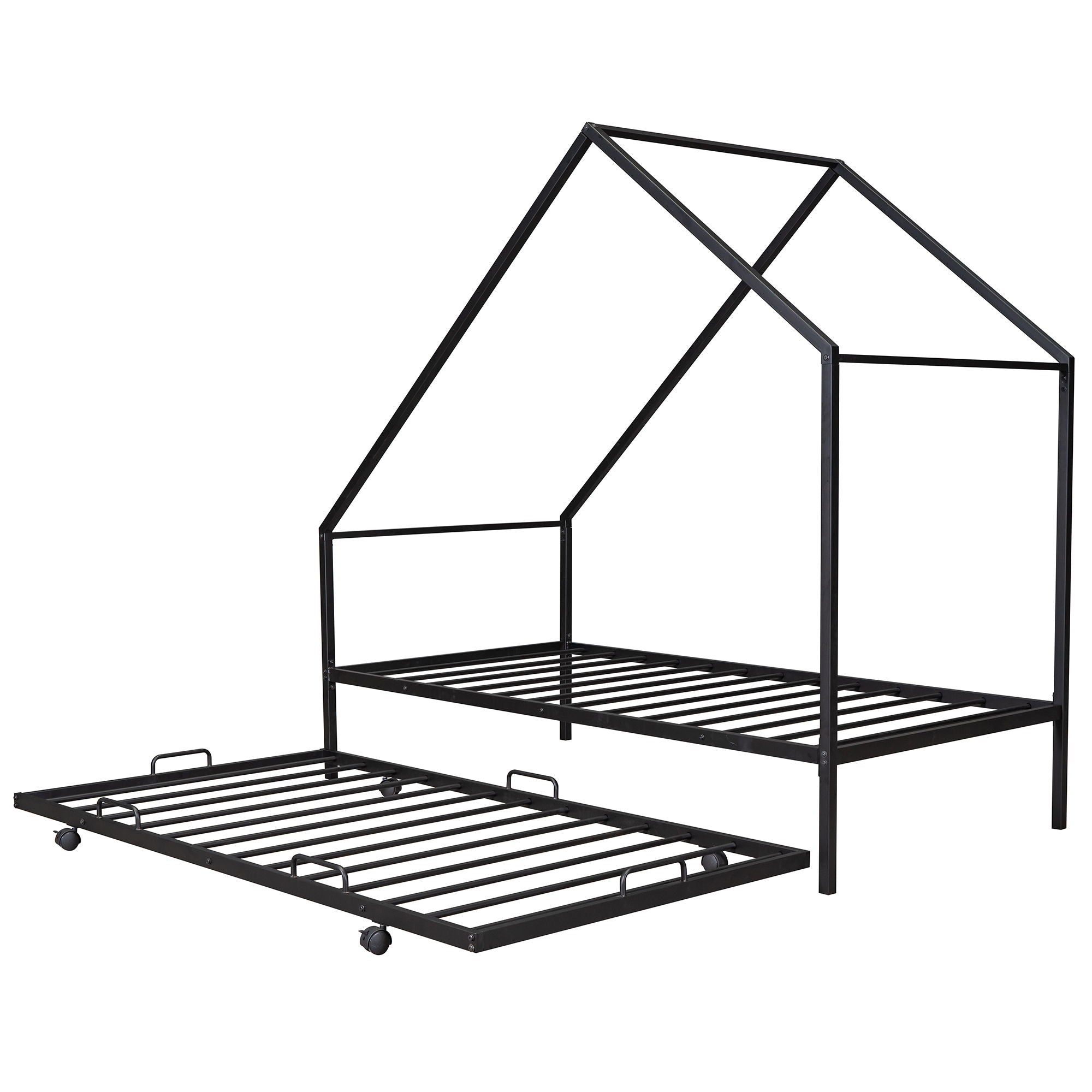 House Bed With Trundle