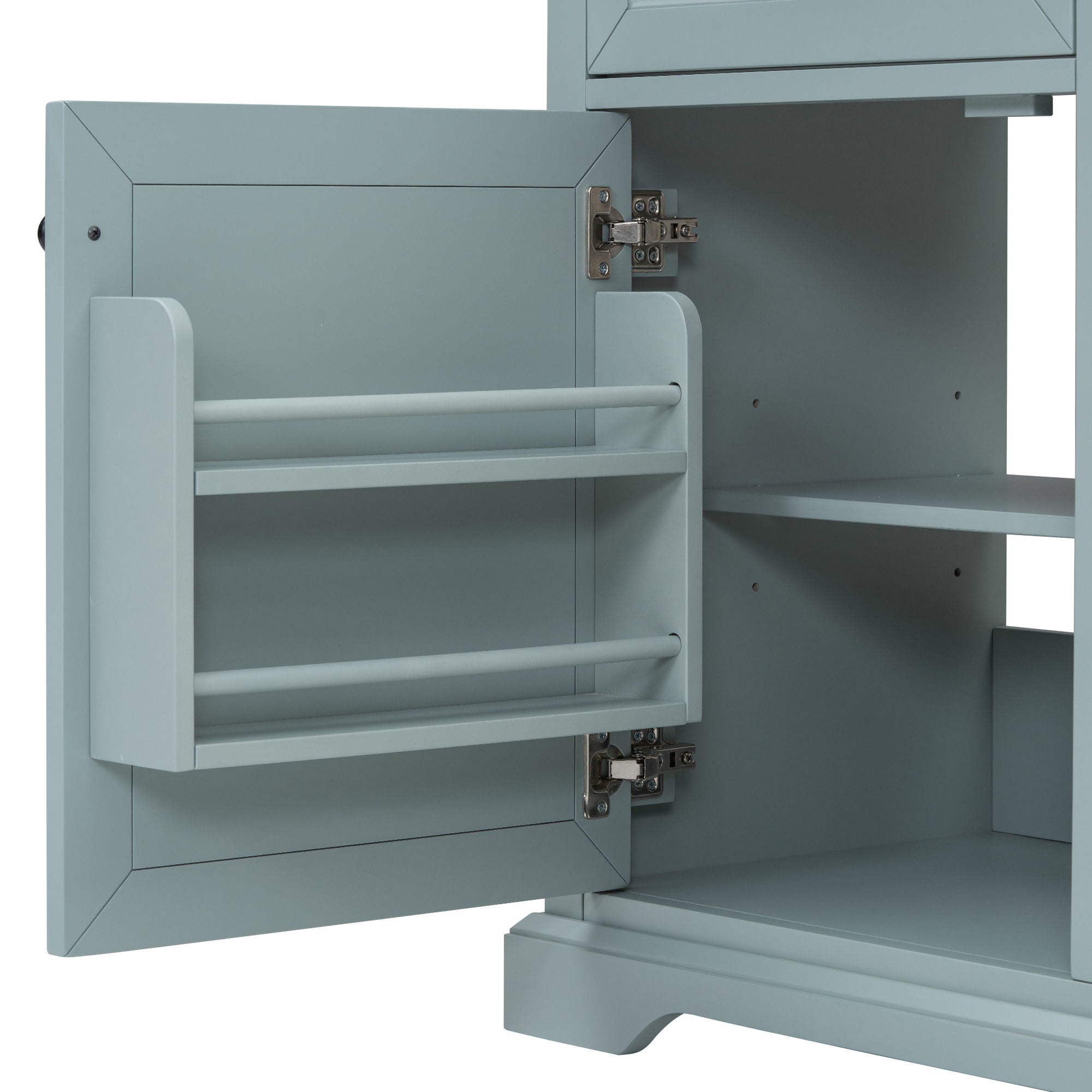 36" Bathroom Vanity With Sink, 2 Tip Out Drawers, Soft Close Hinges