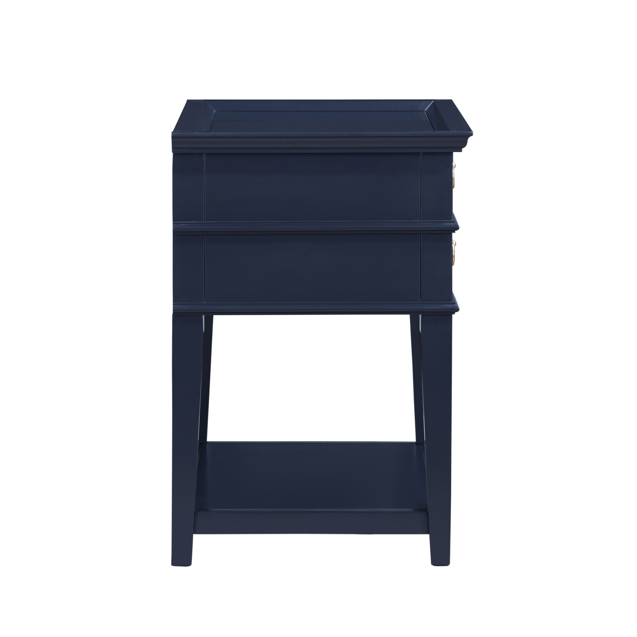 Carmona - 2 Drawer Tray Top Nightstand Pulls