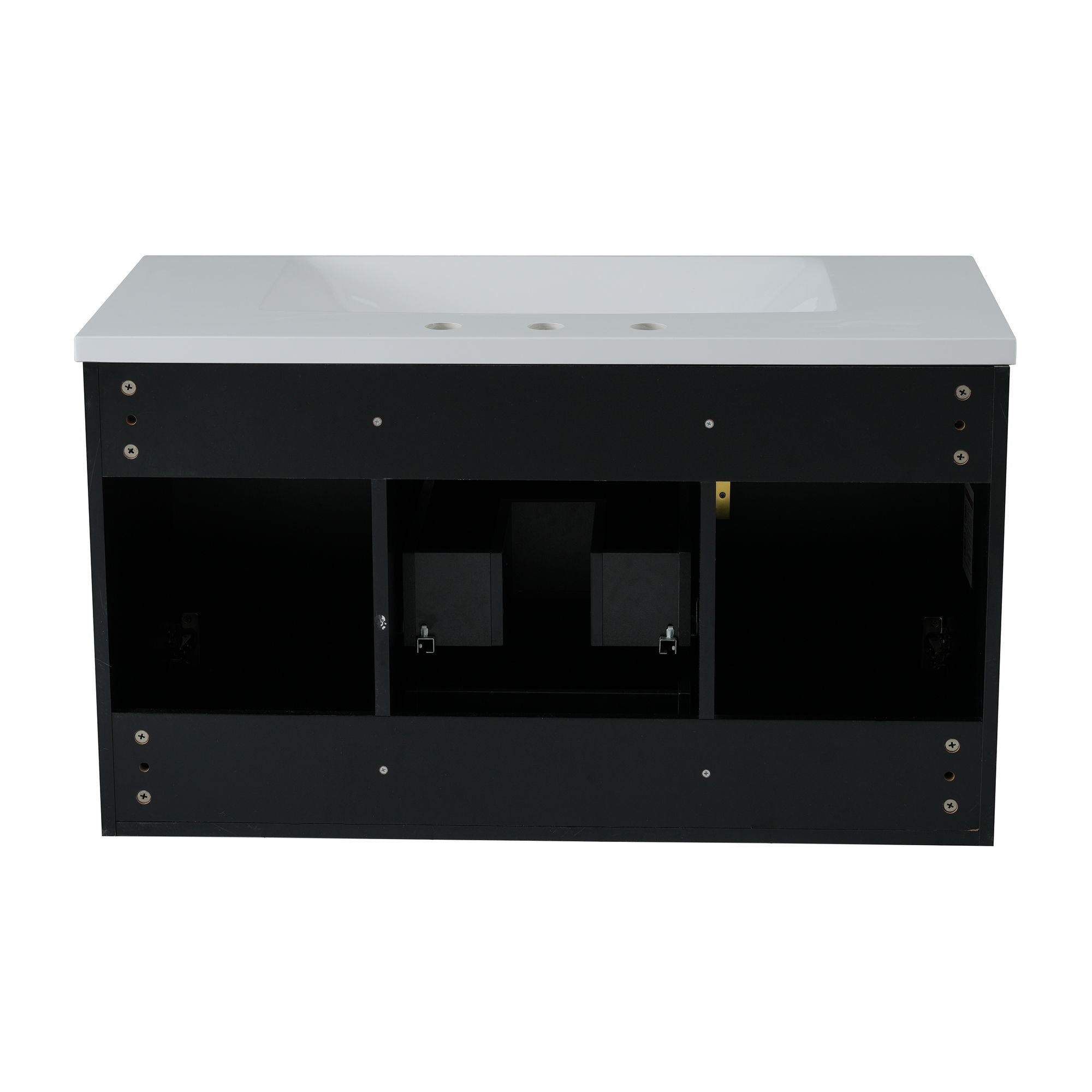 Wall Mounted Bathroom Vanity With Sink, Floating Storage Cabinet With 2 Drawers