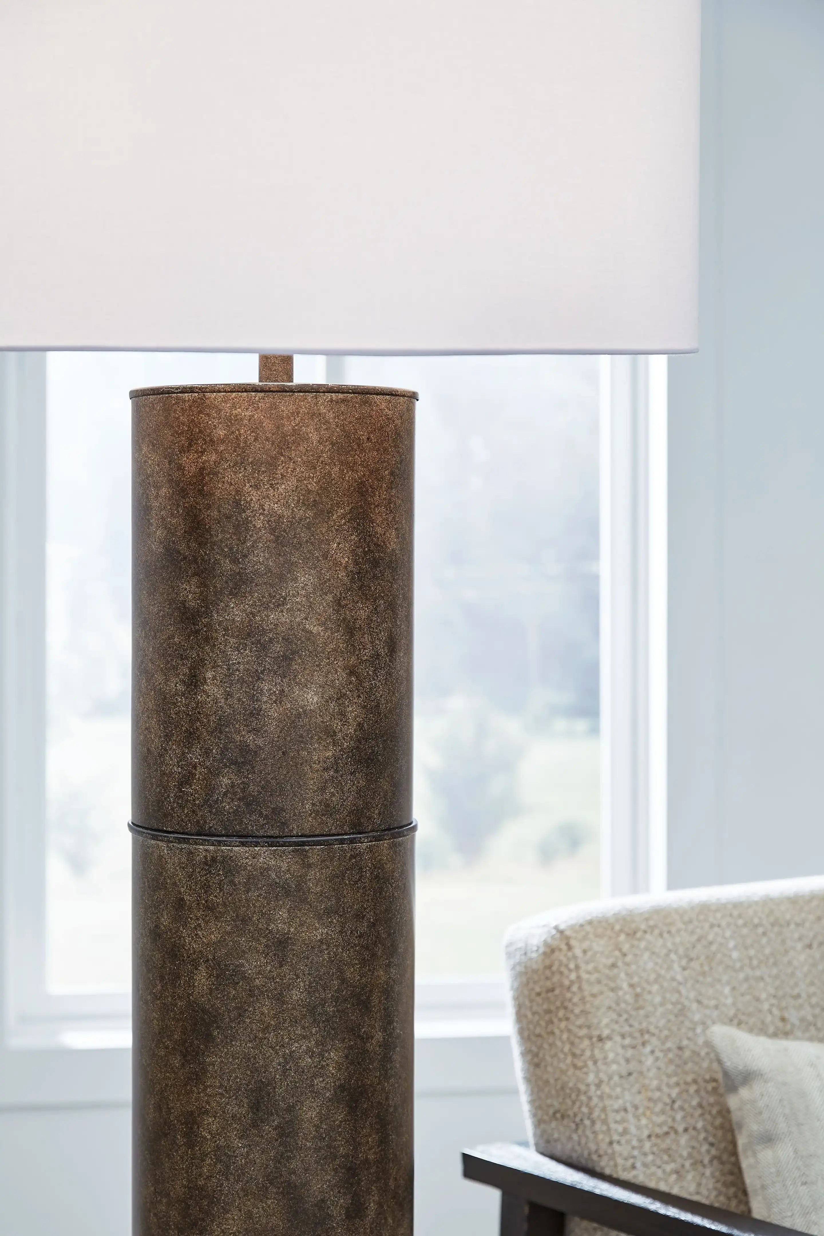 Jebson - Metal Floor Lamp - Dark Bronze Finish