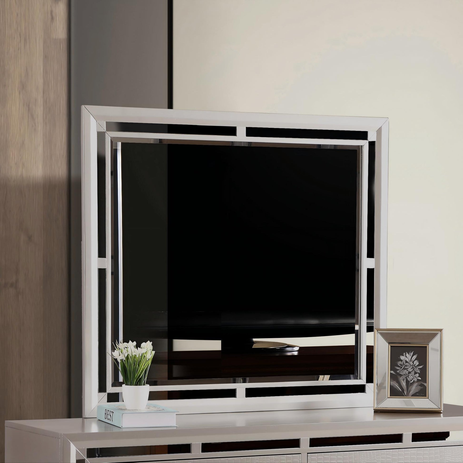 Alana - Mirror - Silver Champagne - Best Buy Furniture