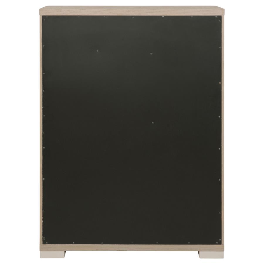 Ladera - 5-Drawer Bedroom Chest Of Drawers - Light Elm - Best Buy Furniture