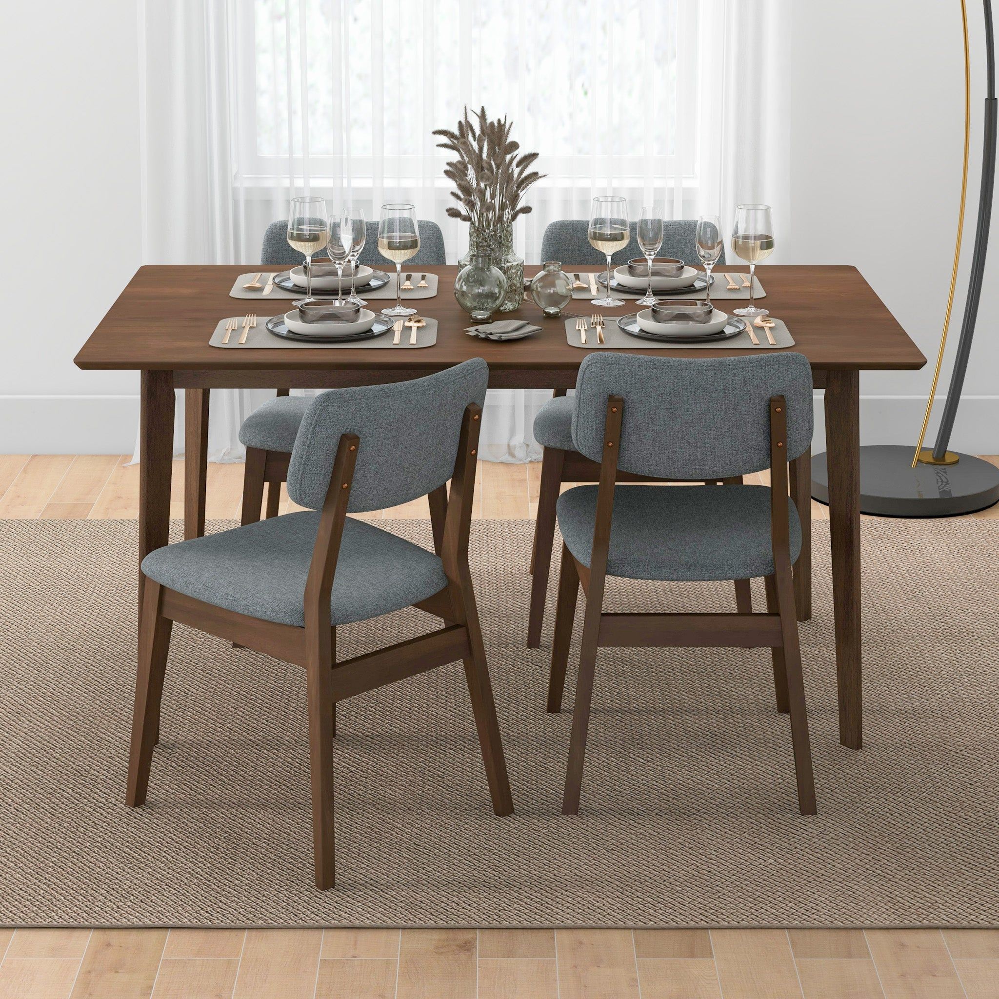 Carlos - Solid Back Side Chair (Set of 2)