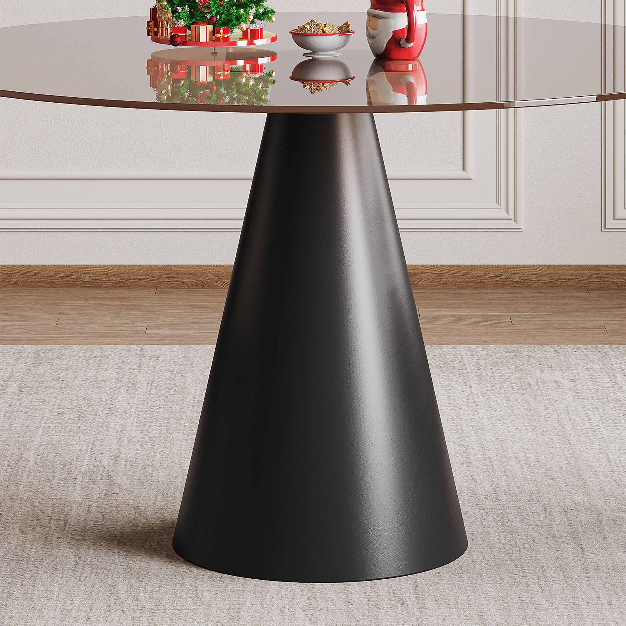 Round Glass Dining Table With Chairs