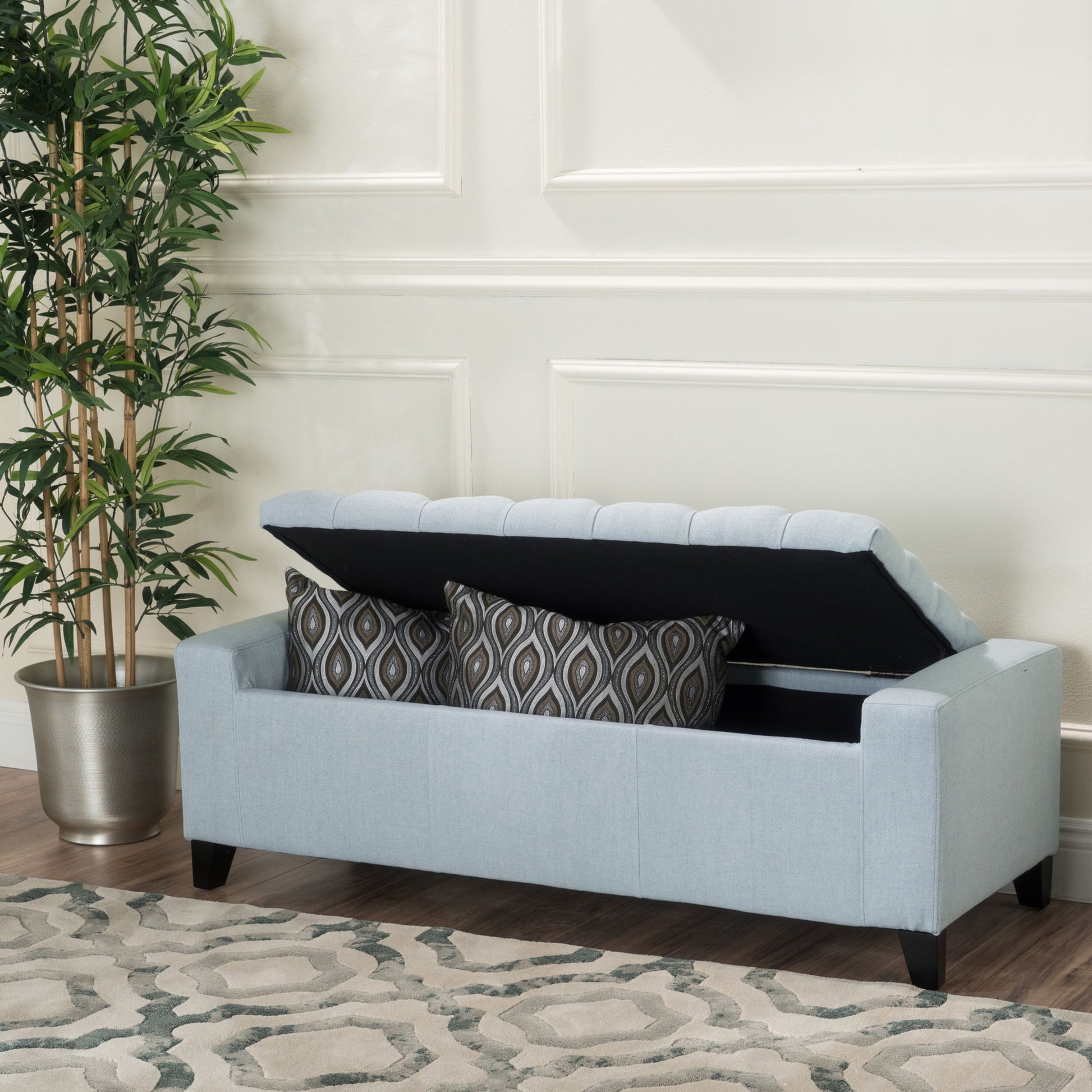 Guernsey - Ottoman Storage With Tufted Top - Best Buy Furniture